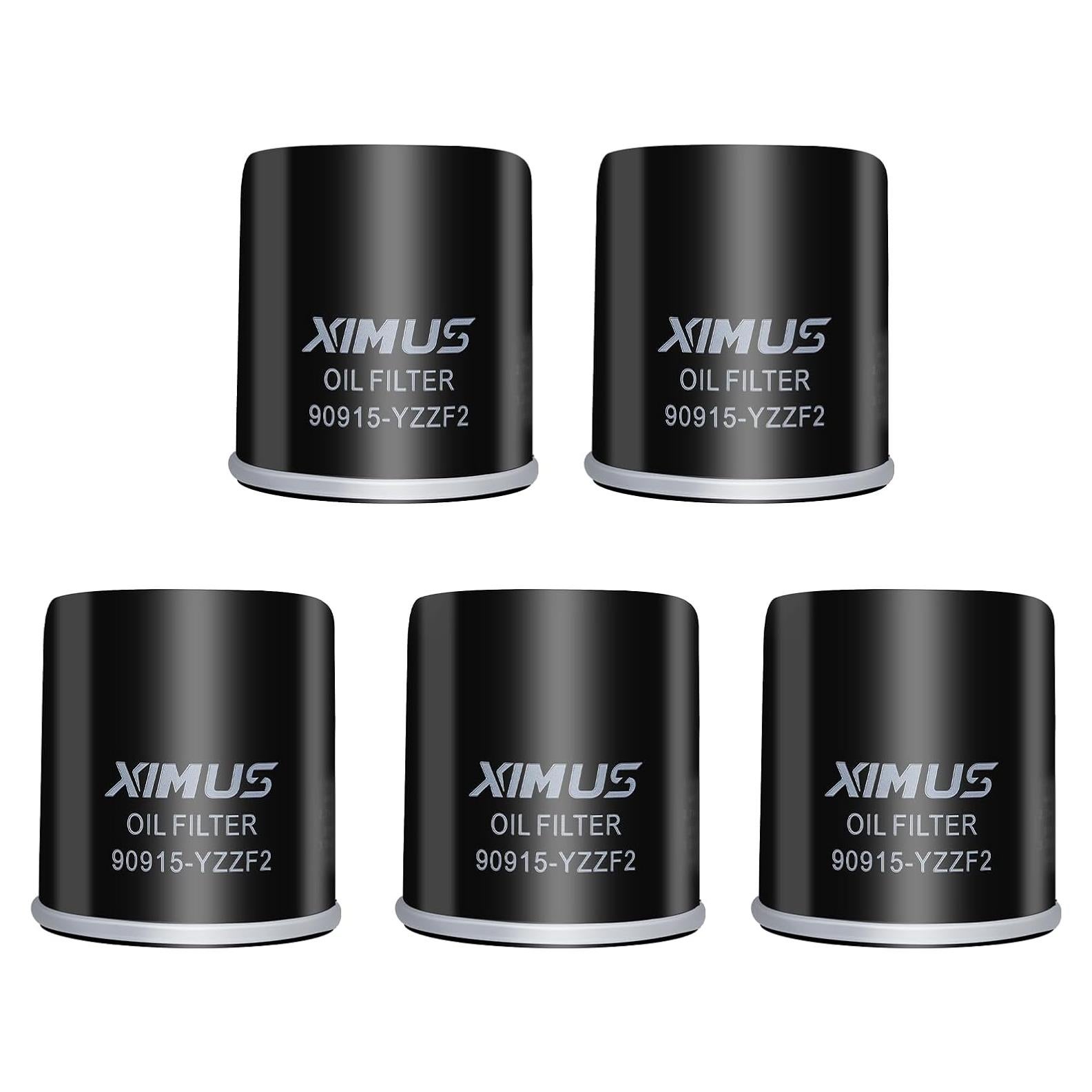 Filtro de Aceite XIMUS 90915-YZZF2 Compatible Toyota y Chevrolet (set de 5)