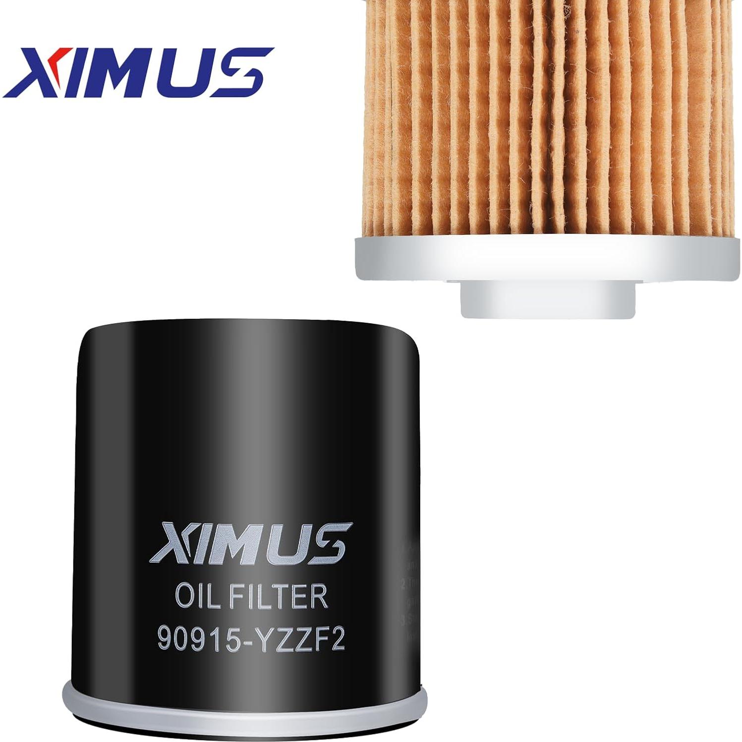 Filtro de Aceite XIMUS 90915-YZZF2 Compatible Toyota y Chevrolet (set de 5)