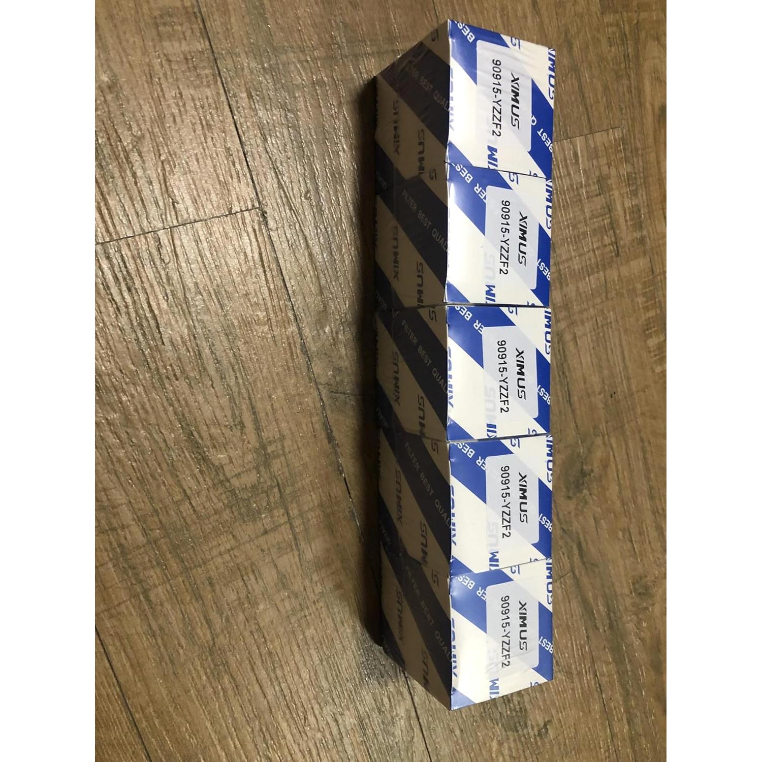 Filtro de Aceite XIMUS 90915-YZZF2 Compatible Toyota y Chevrolet (set de 5)