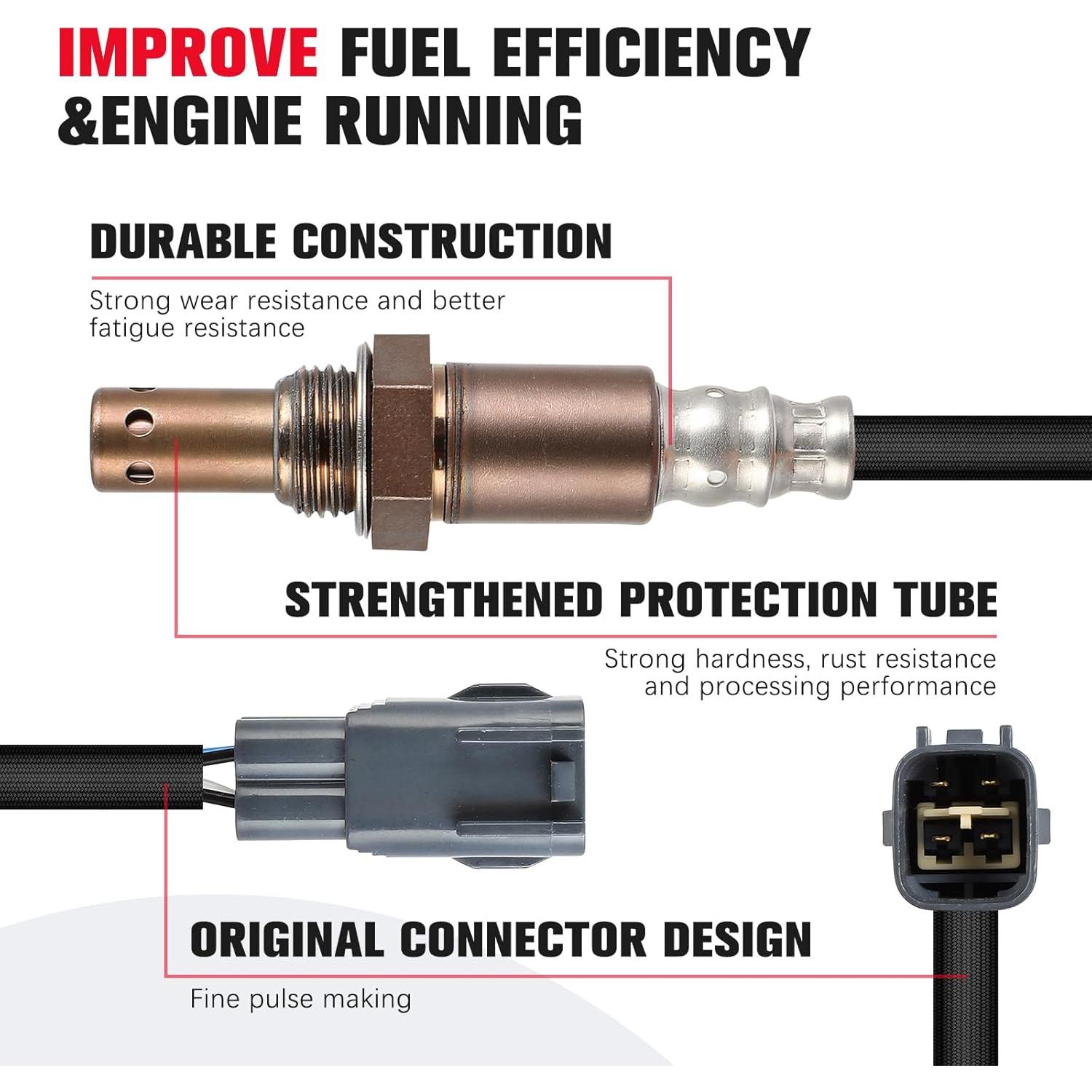 Sensor de Oxígeno O2 QIJIAUTO para Toyota Corolla 2005-2008