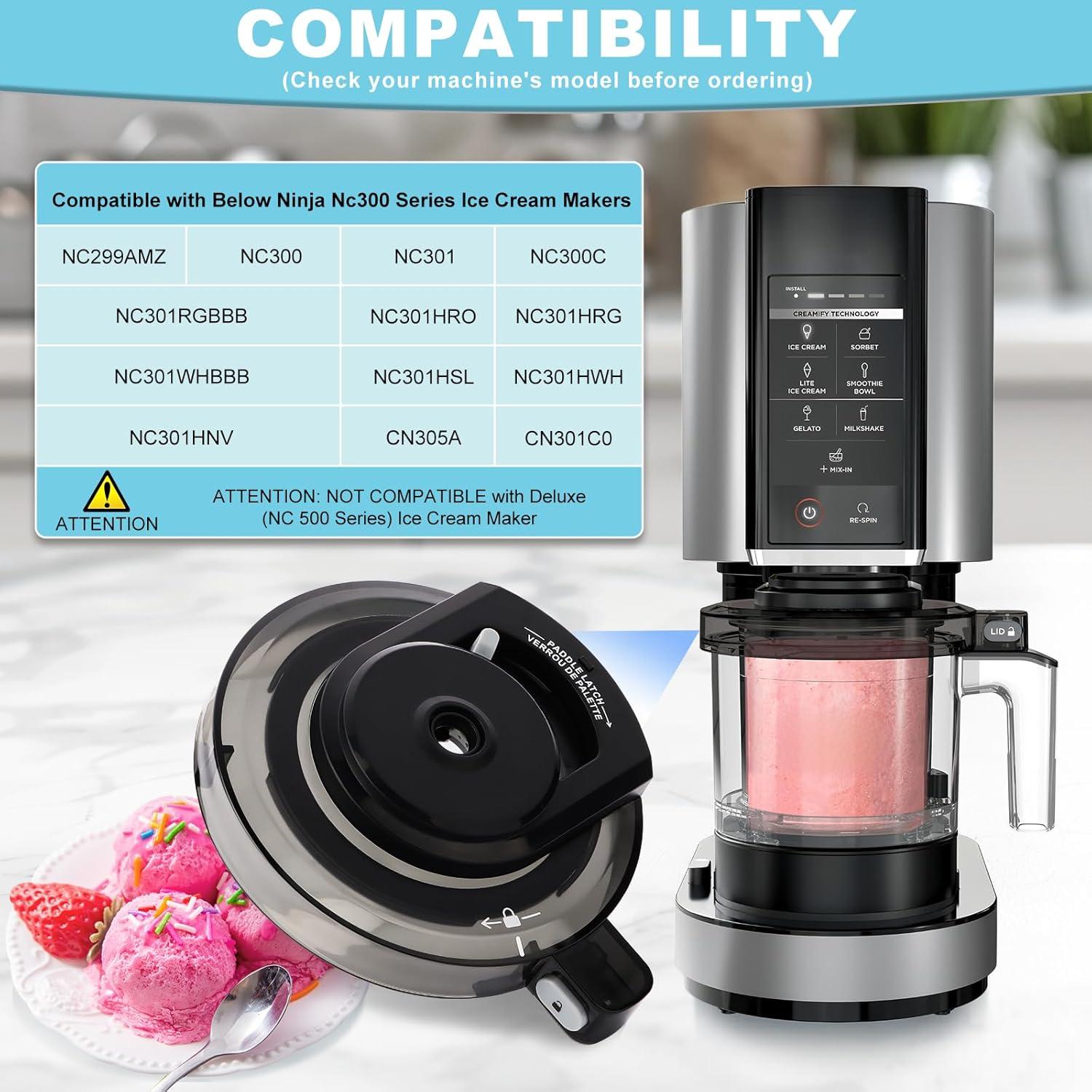 Tapa de Tazón Exterior Ninja Creami NC299AMZ/NC300/NC301 - Reutilizable