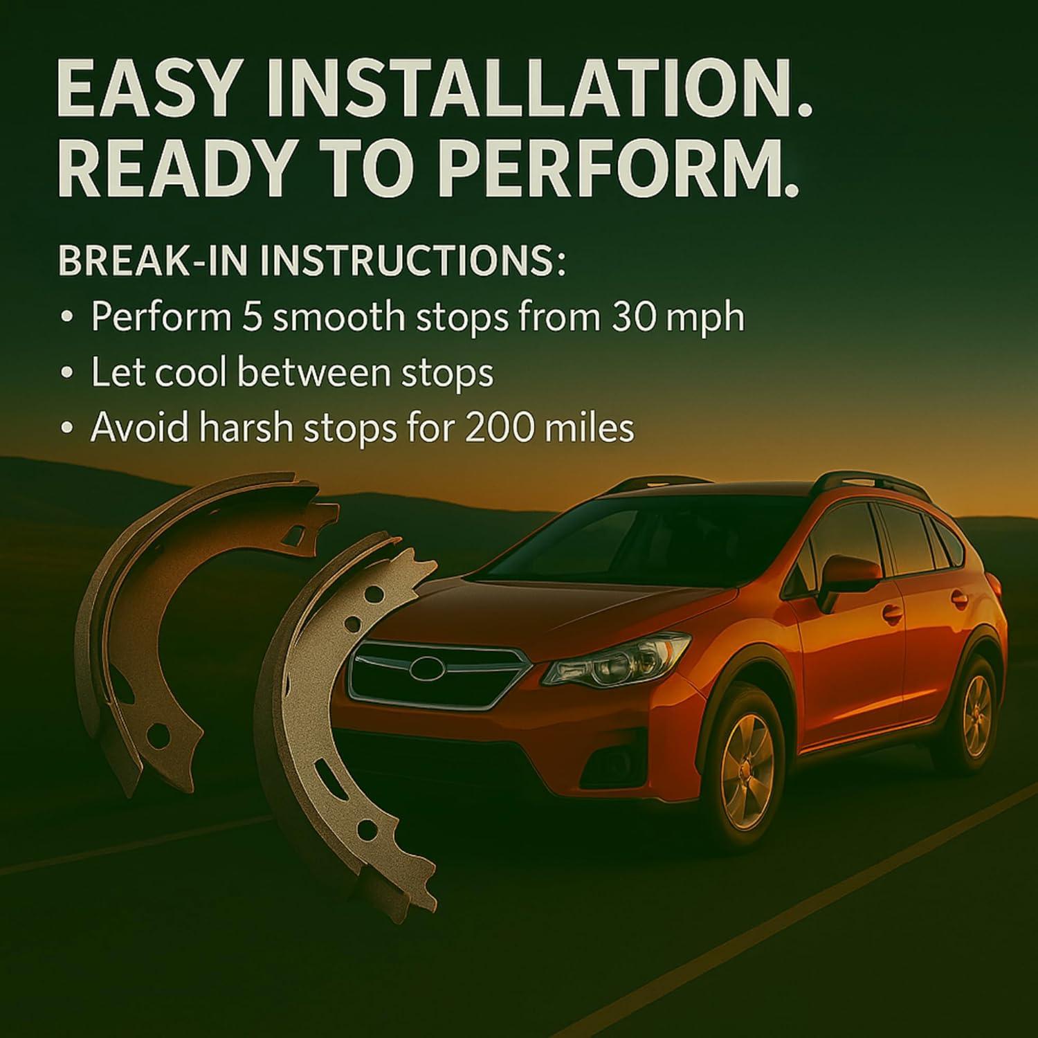 Zapatas de Freno de Tambor Traseras Quality-Built FS1070 para Toyota Yaris 2014-2020