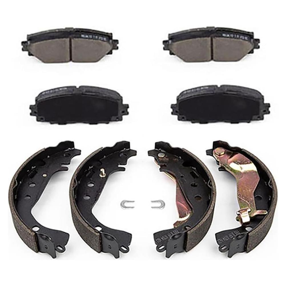 Kit de Pastillas de Freno Cerámicas y Zapatas Toyota Yaris 2006-2013