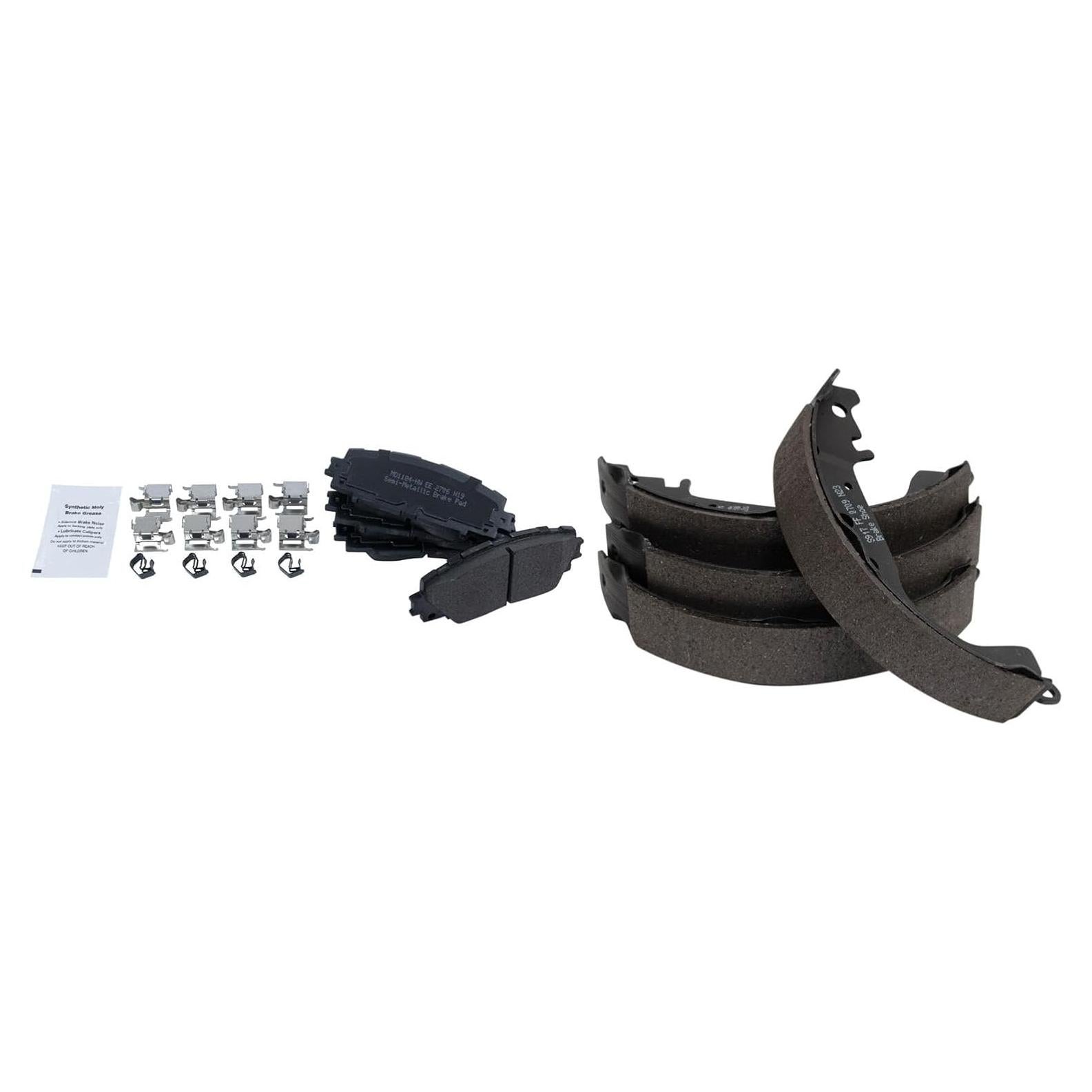 Pastillas de freno TRQ semi-metálicas para Toyota Yaris 2007-2018