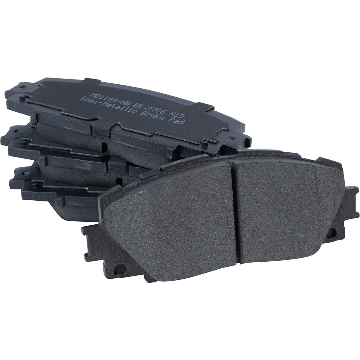 Pastillas de freno TRQ semi-metálicas para Toyota Yaris 2007-2018