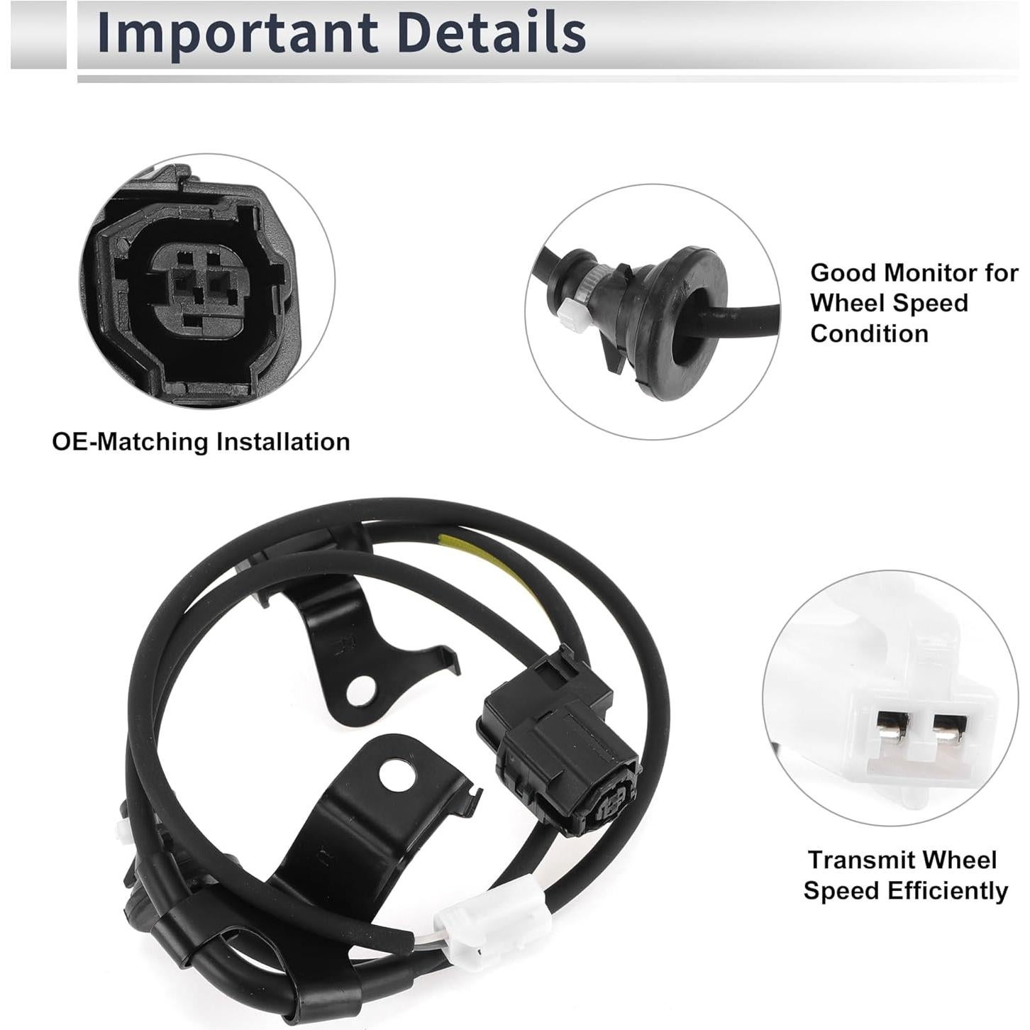 Sensor de Velocidad de Rueda ABS RATCHROLL para Toyota Yaris 2007-2009