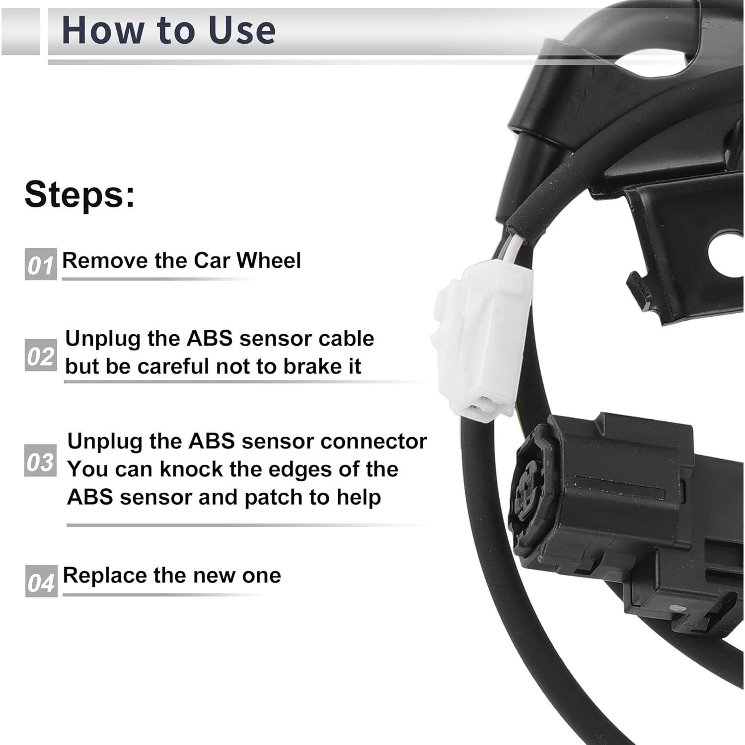 Sensor de Velocidad de Rueda ABS RATCHROLL para Toyota Yaris 2007-2009