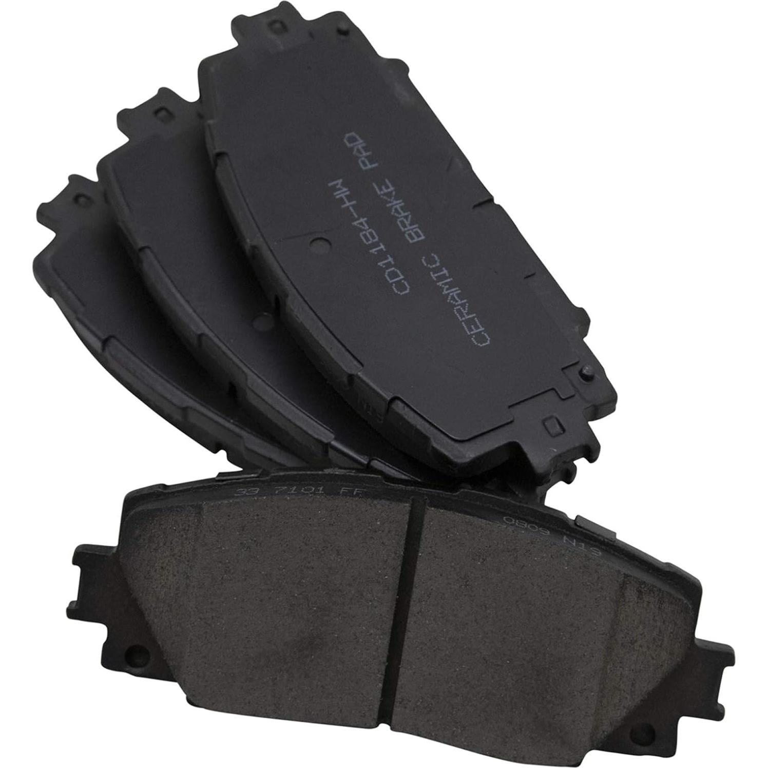 Pastillas de freno de cerámica TRQ BFA81646 para Toyota Yaris 2007-2018