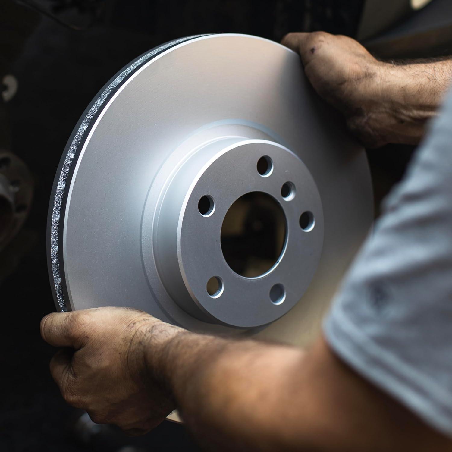 Rotor de Freno Power Stop JBR1546EVC Recubierto para Toyota Yaris 2012-2018