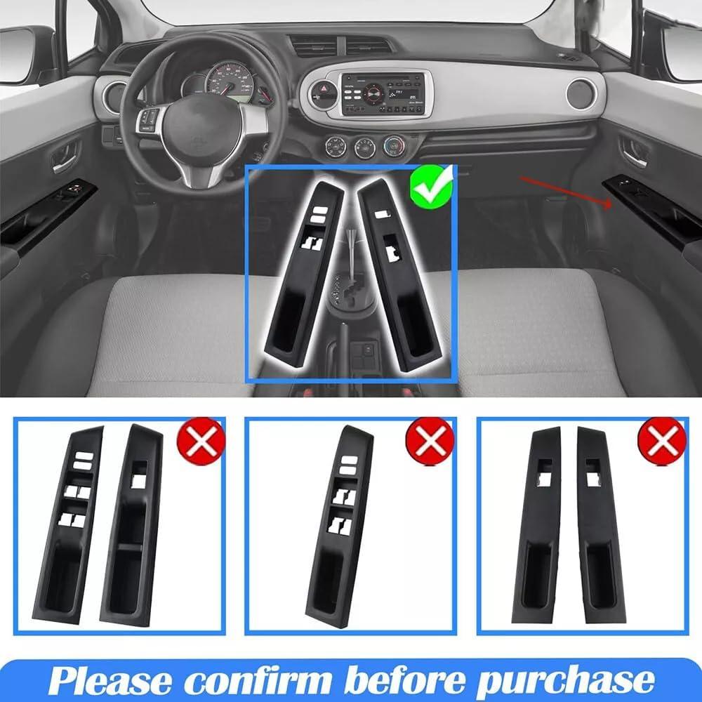 Marco Interruptor Ventana Puerta Derecha Toyota Yaris 2012-2014
