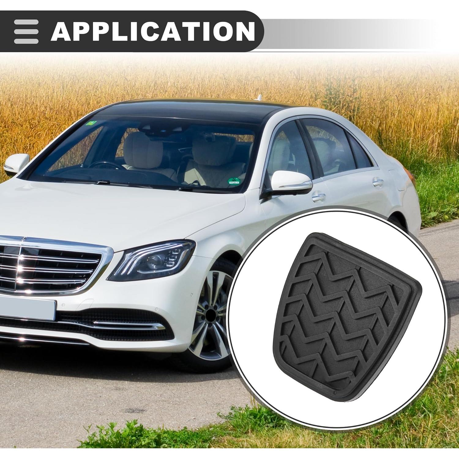 Cubierta de Pedal de Freno de Embrague Motoforti Goma Negra