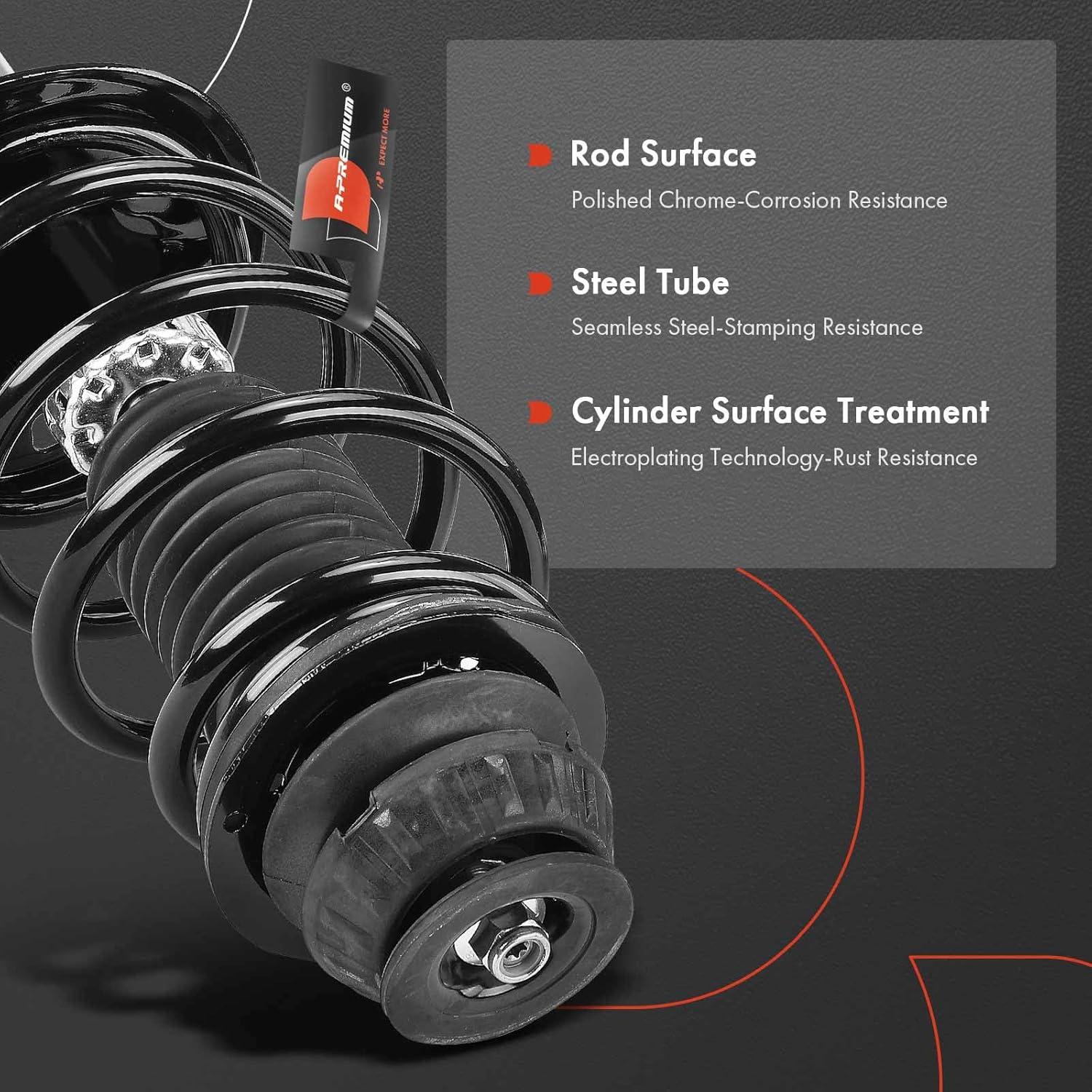 Amortiguador y Resorte A-Premium para Toyota Yaris 2012-2015