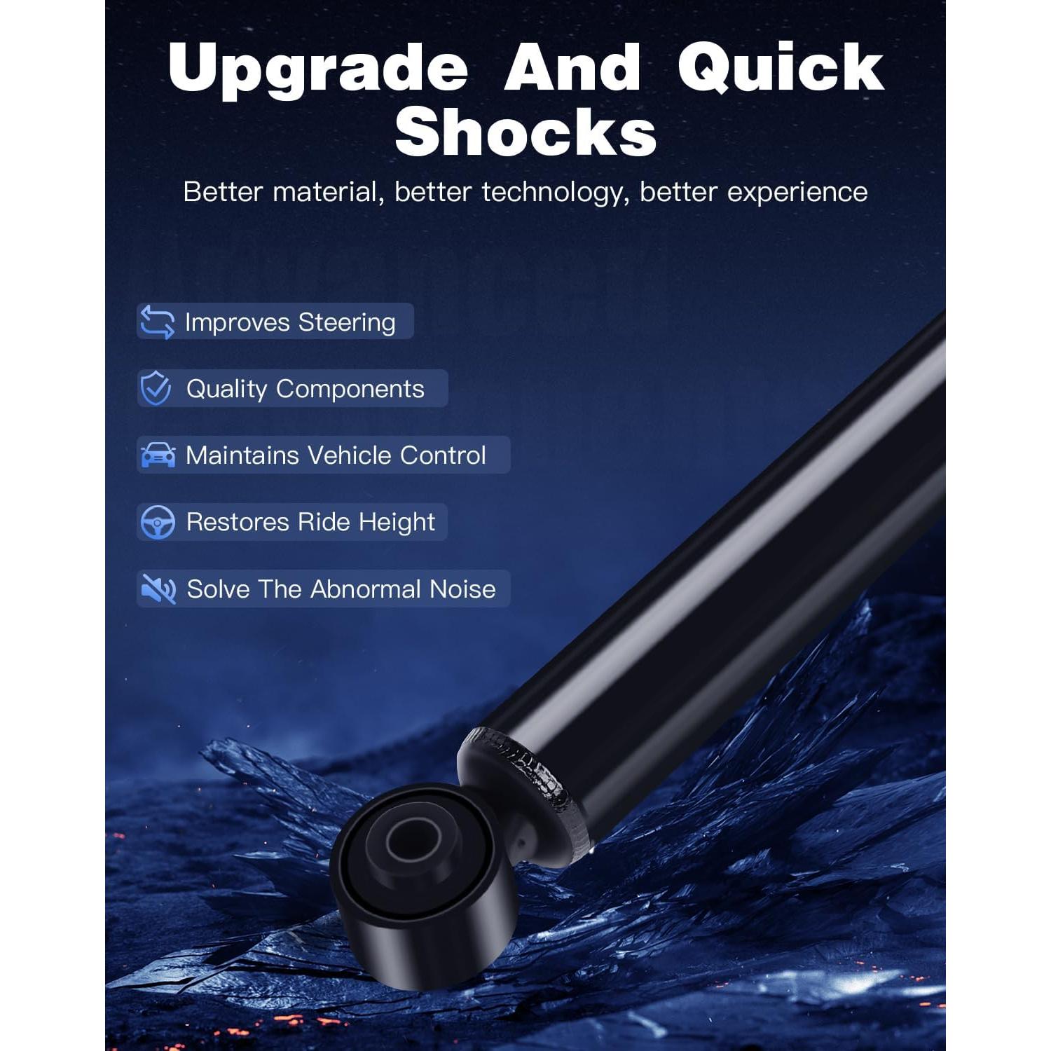 Amortiguadores Traseros ECCPP para Toyota Yaris y Scion xD