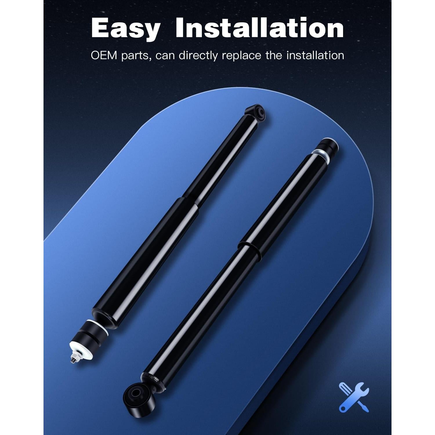 Amortiguadores Traseros ECCPP para Toyota Yaris y Scion xD