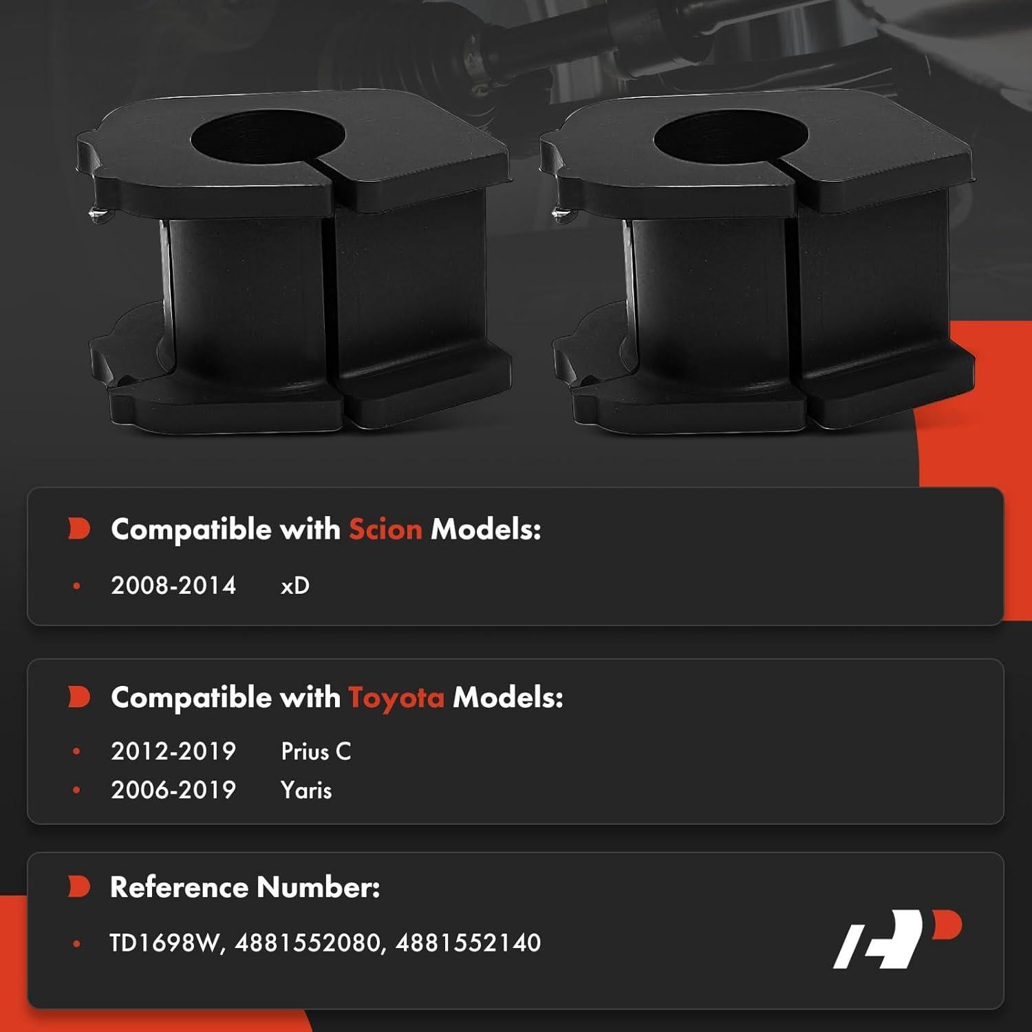 Kit de Bujes de Barra Estabilizadora Delantera A-Premium