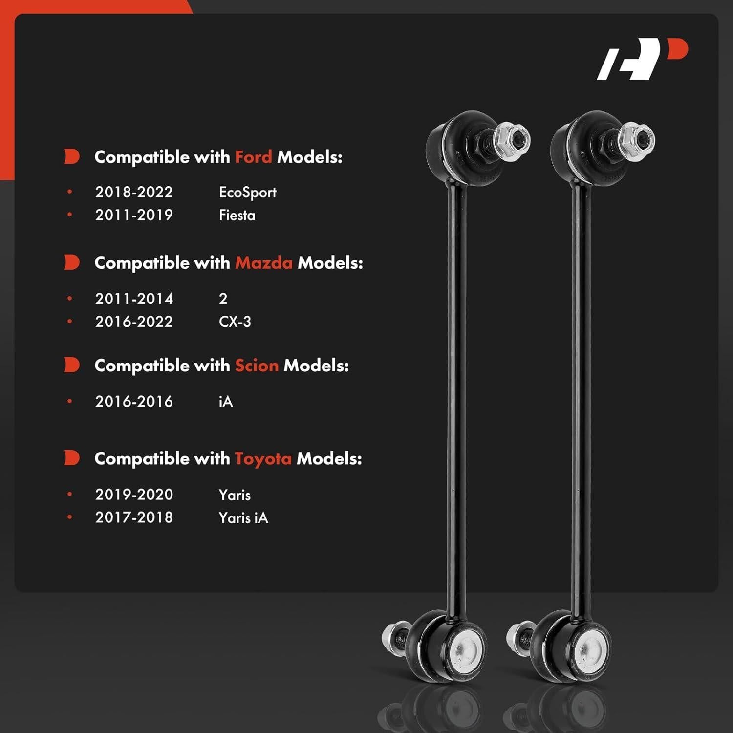 Enlaces de Barra Estabilizadora Delantera A-Premium para Ford y Mazda