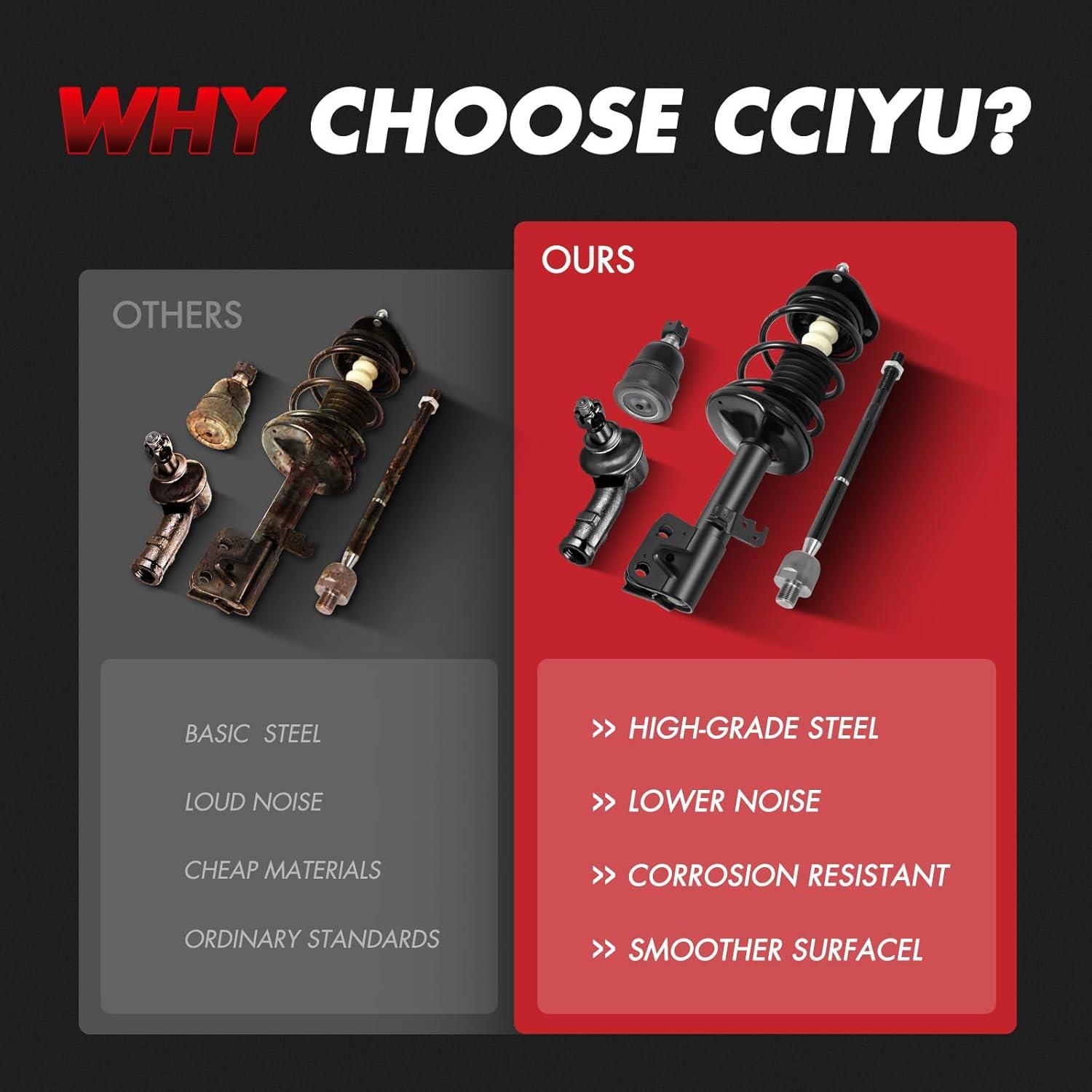 Conjunto de suspensión CCIYU para Toyota Yaris 2007-2011