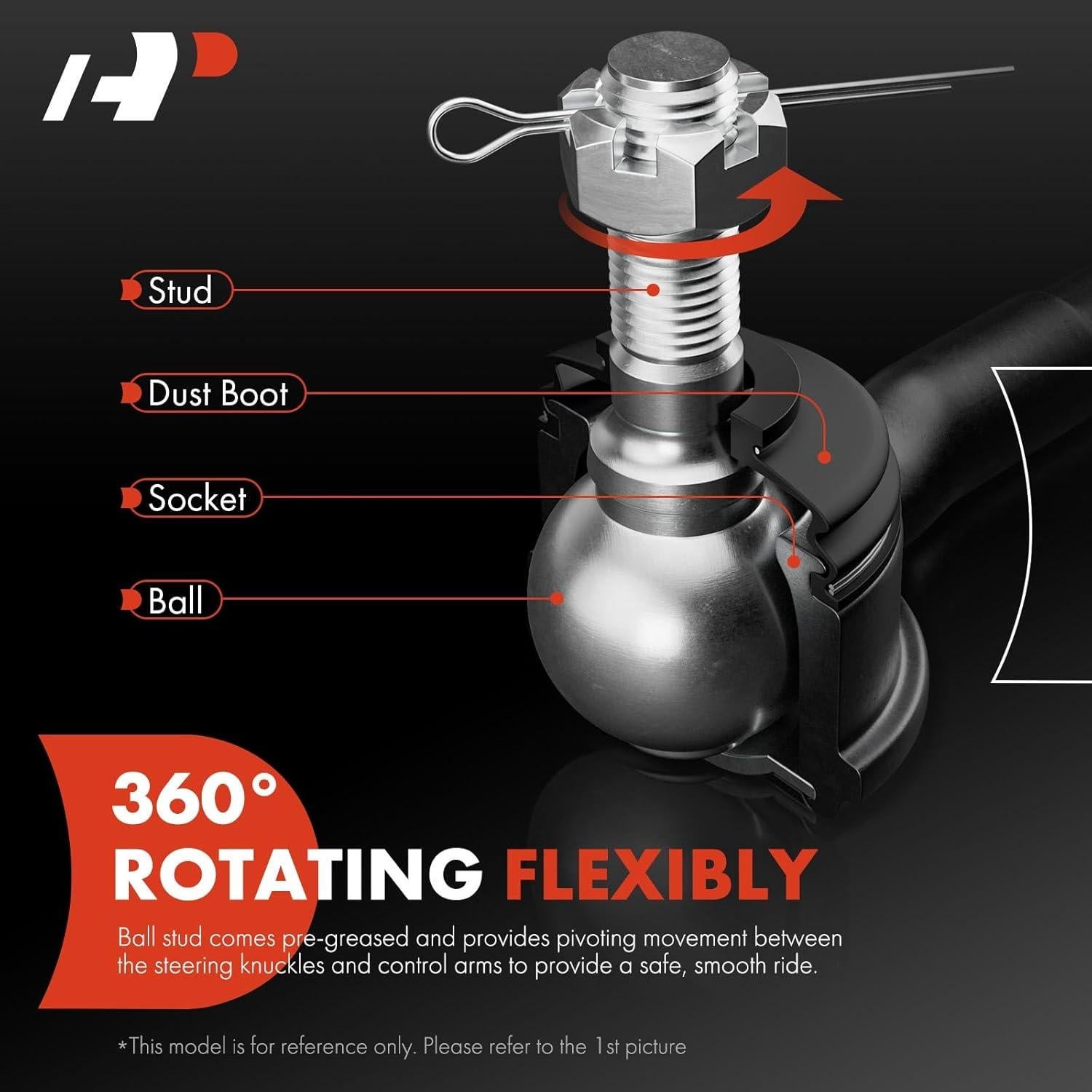 Kit de extremos de barra de dirección A-Premium para Toyota Yaris 2016-2020