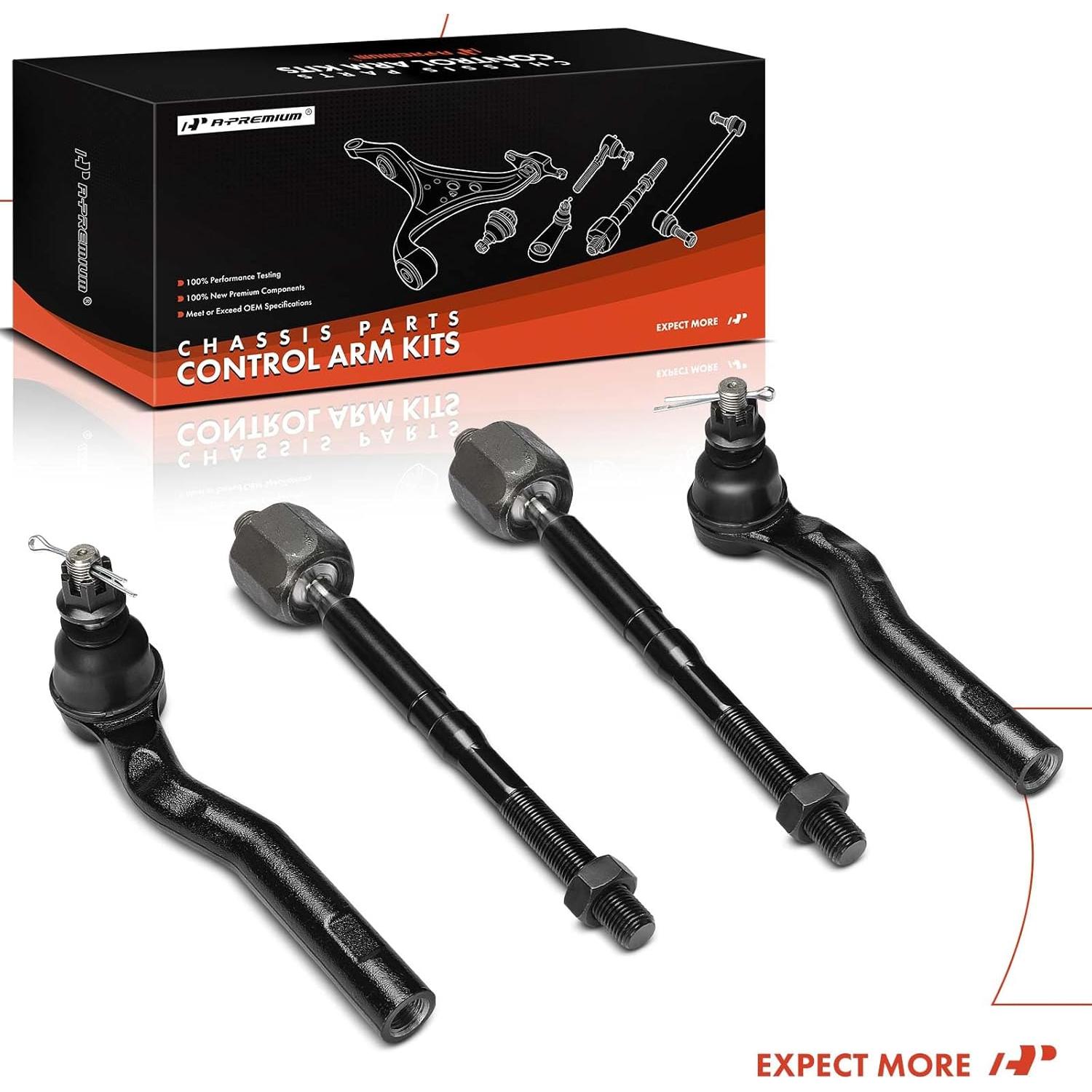 Kit de extremos de barra de dirección A-Premium para Toyota Yaris 2016-2020