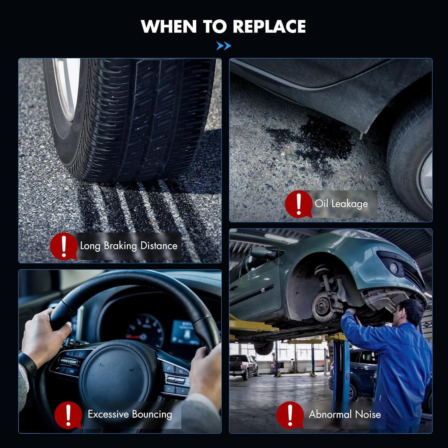 Conjunto de Estribos y Amortiguadores ASAPE para Toyota Yaris 2006-2011