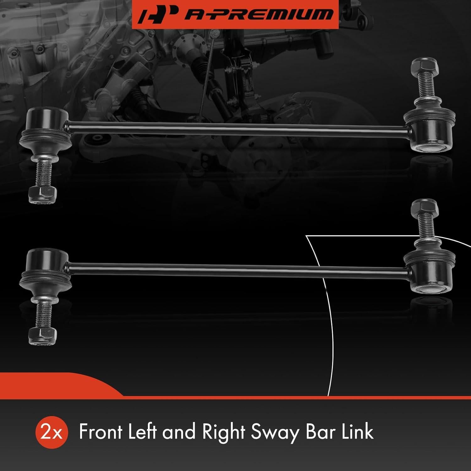 Enlaces de Barra Estabilizadora Delantera A-Premium para Toyota Yaris iA 2017-2018 y Scion iA 2016