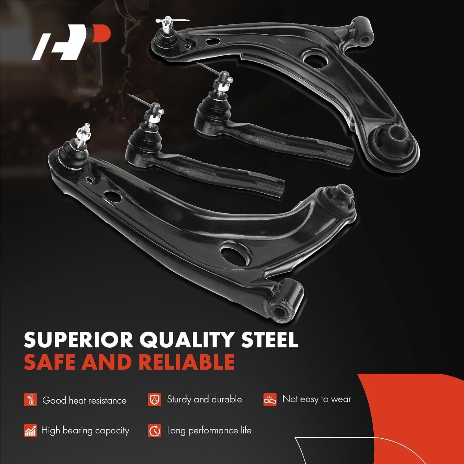 Conjunto A-Premium 4 Piezas Brazo Control y Barra Dirección Toyota