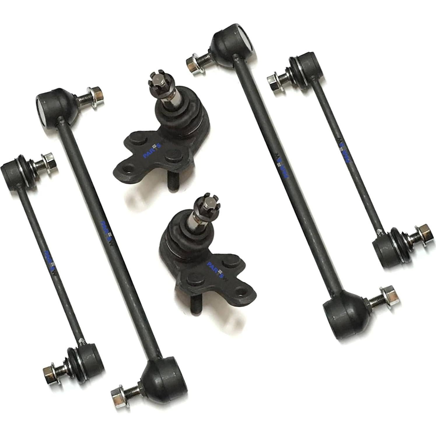 Kit de Suspensión Delantera y Trasera PartsW 12 Piezas para Lexus ES300, Toyota Avalon, Camry