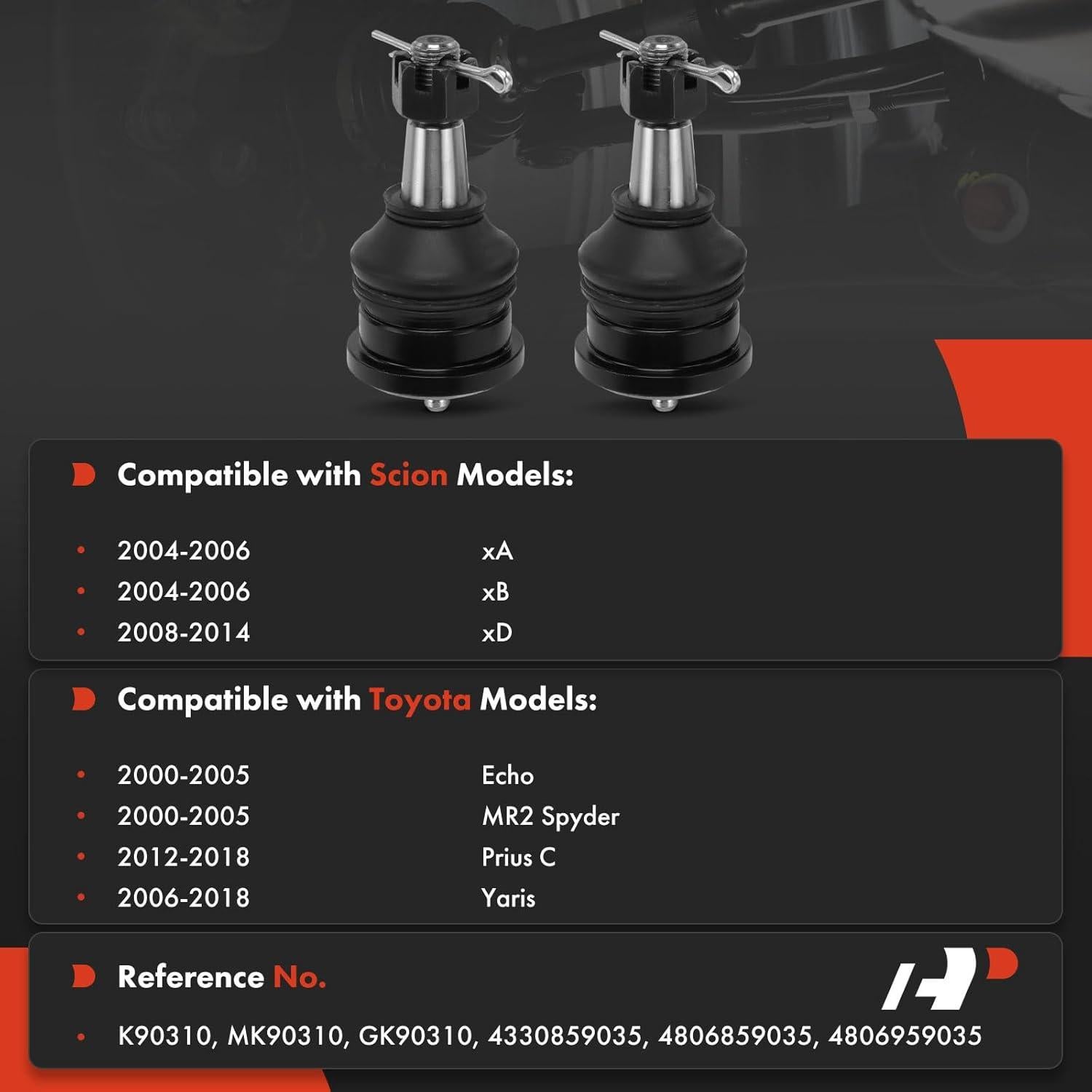 Juntas de Bola Inferiores A-Premium para Toyota y Scion