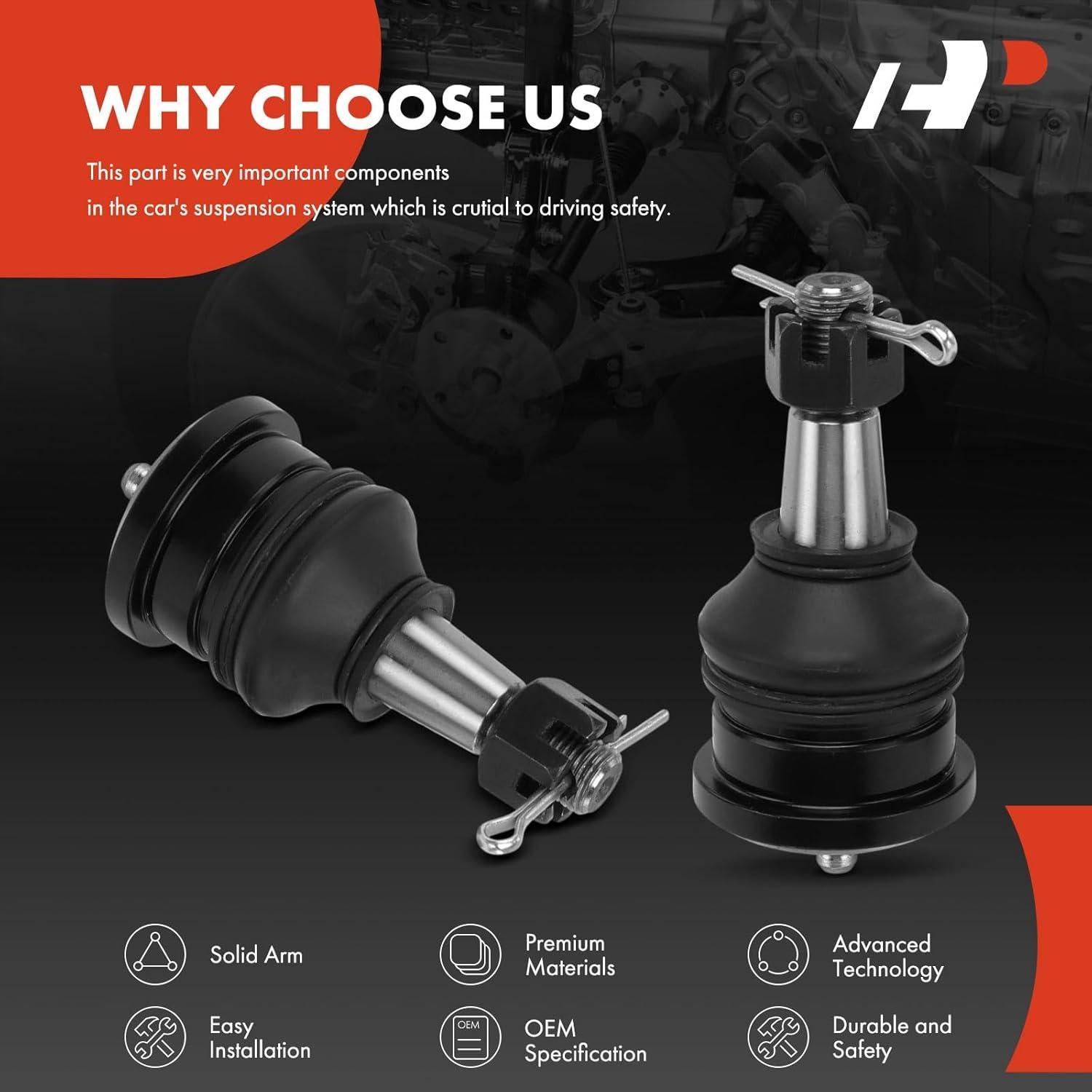 Juntas de Bola Inferiores A-Premium para Toyota y Scion