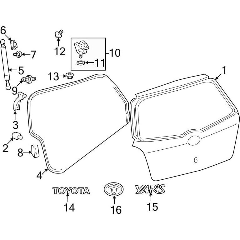 Elevador Trasero de Puerta SCHNORKEL LF-100S396 42.75cm