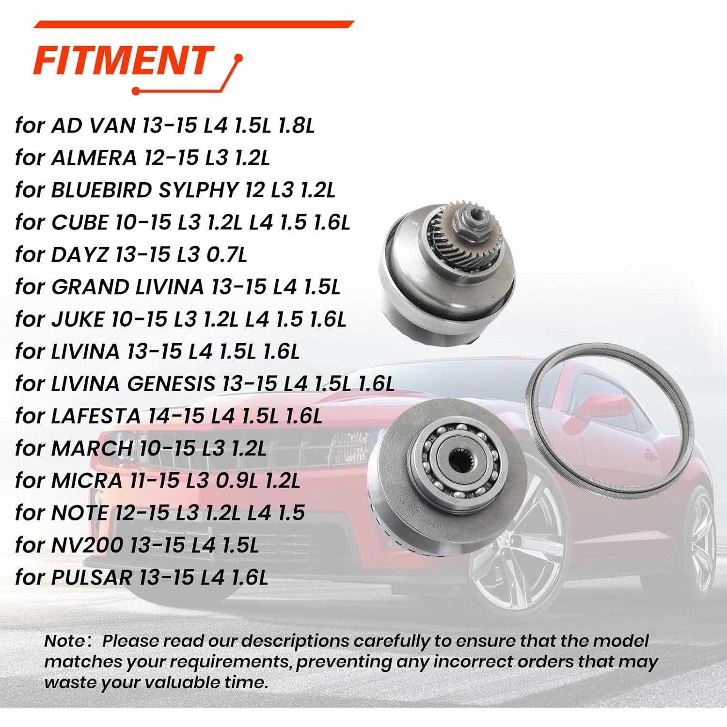 Juego de Poleas de Transmisión YDMON JF015E 29T CVT