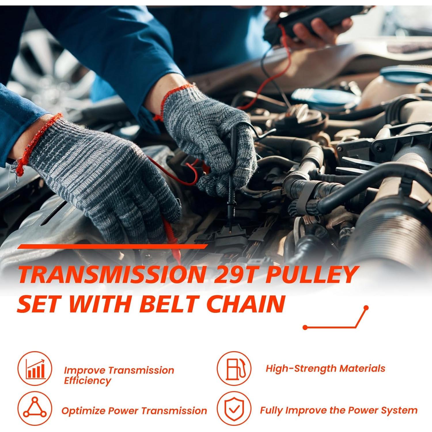 Juego de Poleas de Transmisión YDMON JF015E 29T CVT