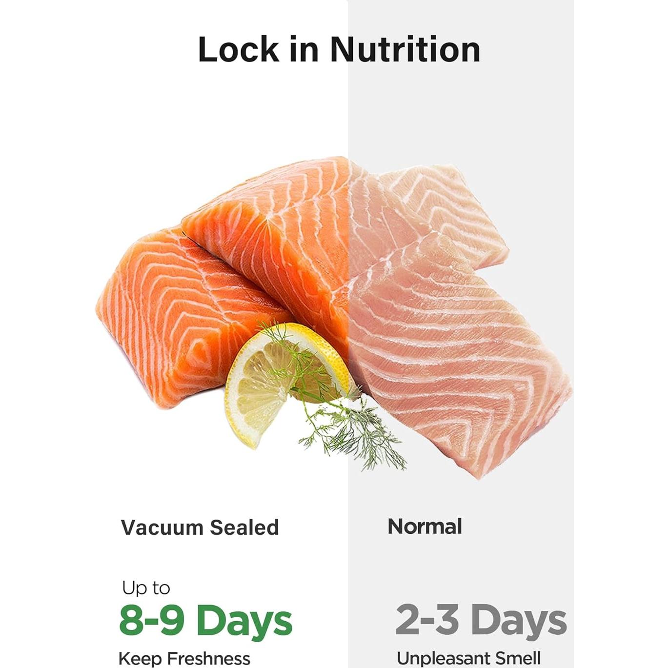 Bolsas de Sellado al Vacío Kootek 20 cm x 15 m - 2 Rollos