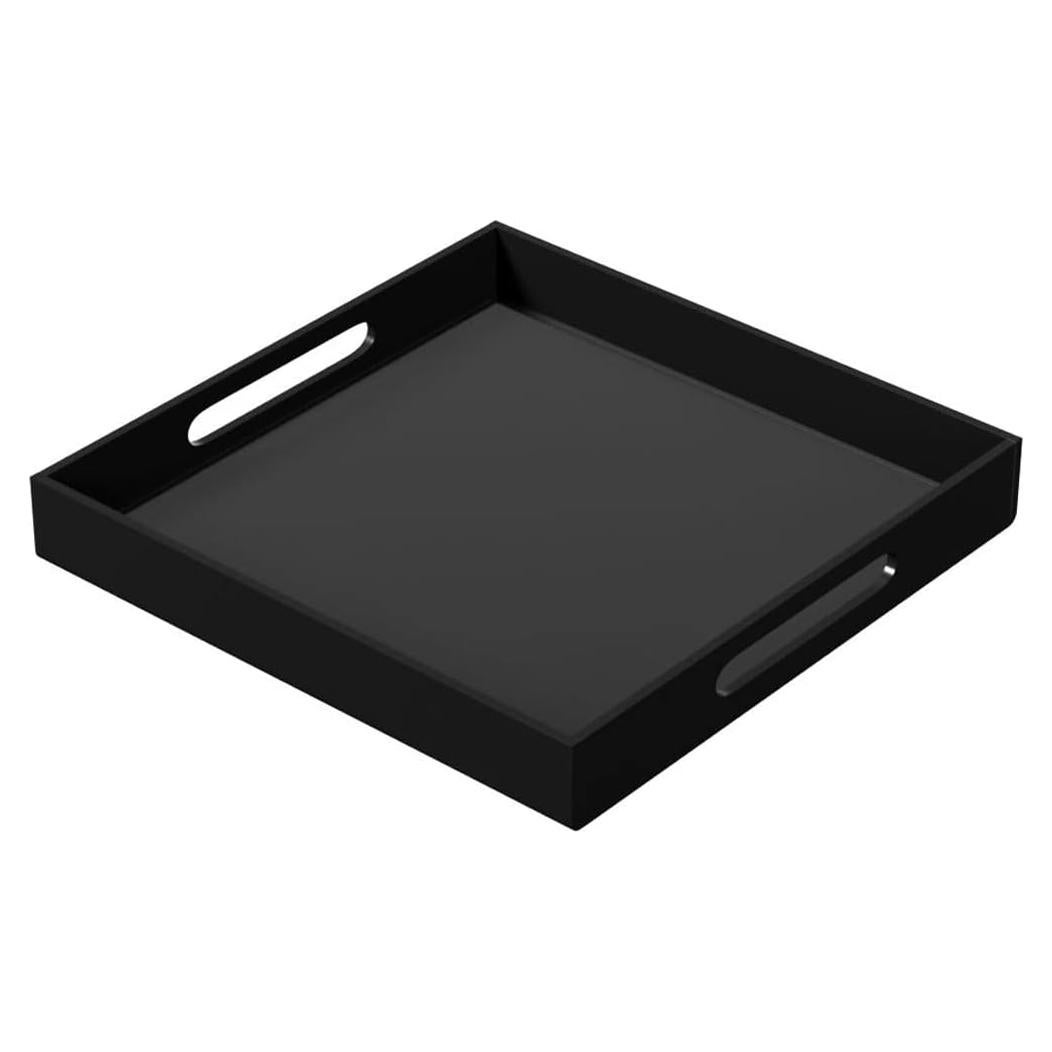 Bandeja de Acrílico NIUBEE 30.48x30.48 cm Negra - A Prueba de Derrames