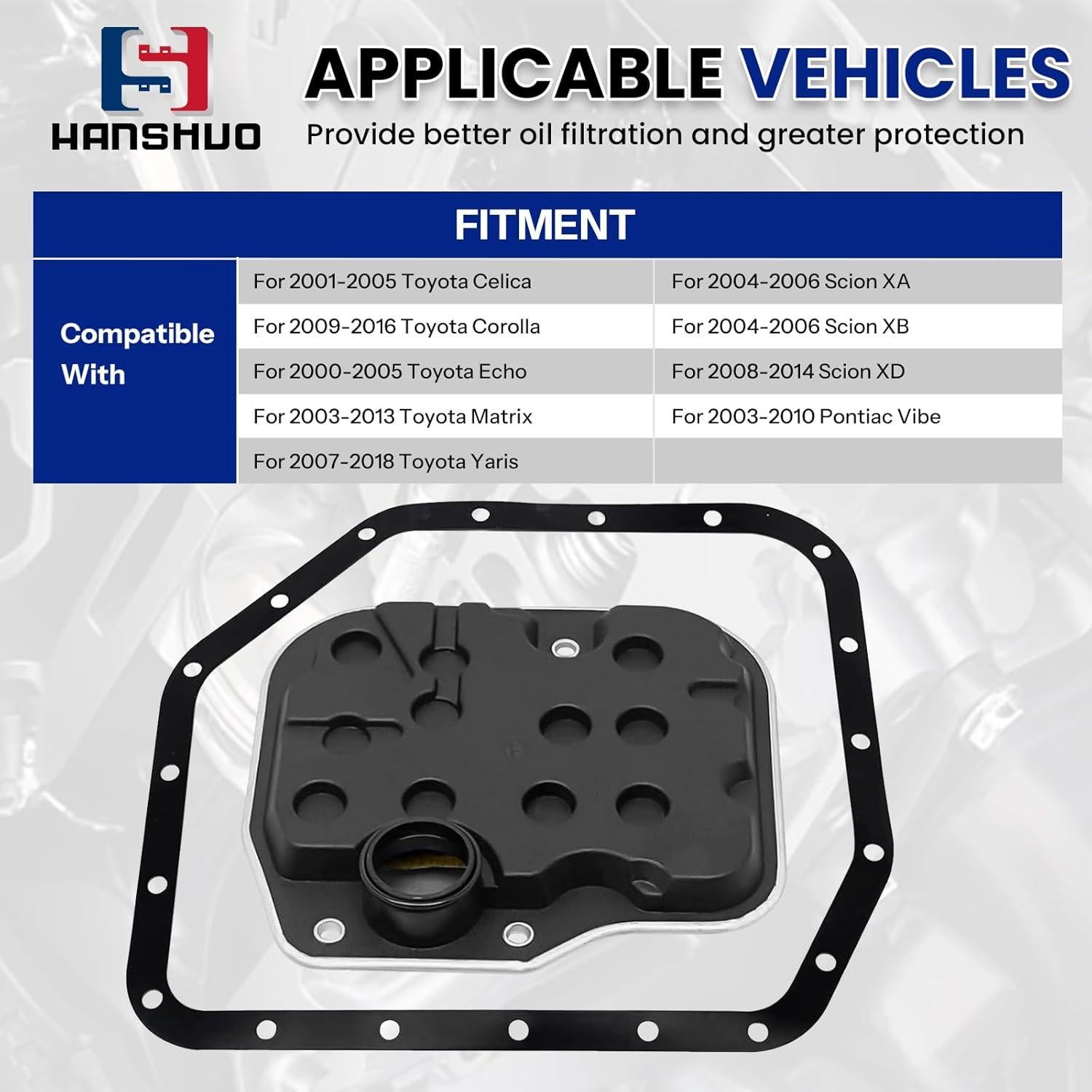 Kit Junta Aceite Filtro Transmisión HANSHUO 35330-0W020