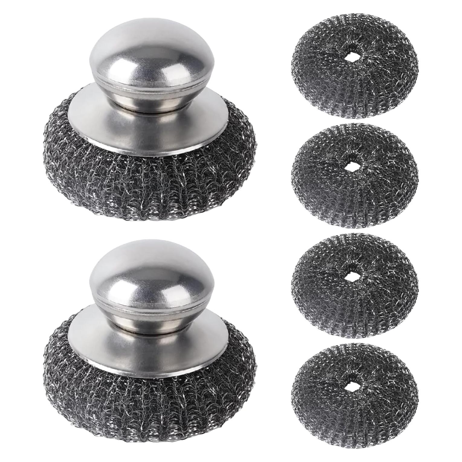 Juego de Estropajos de Acero Inoxidable Yuunheg con Almohadillas