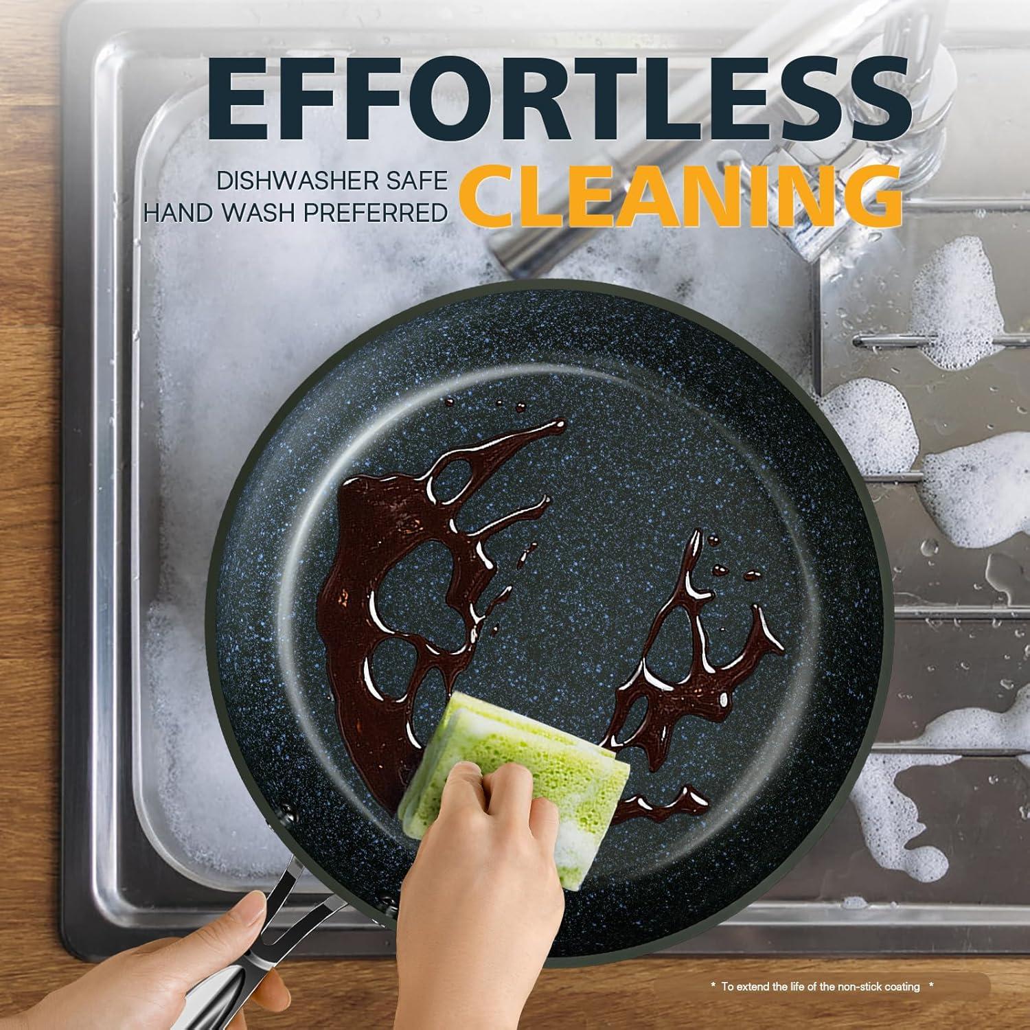 Set de Sartenes Nuwave 3 Piezas Cerámica Duralon Antiadherente