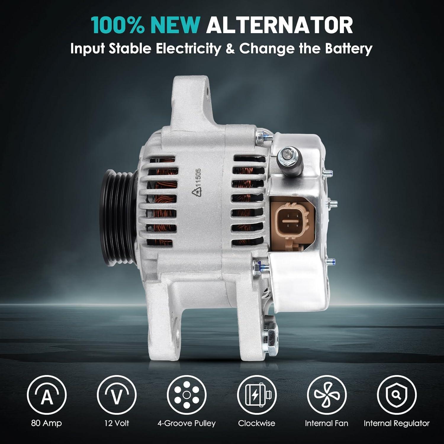 Alternador Farrme 11203 80A para Toyota Yaris 2006-2014