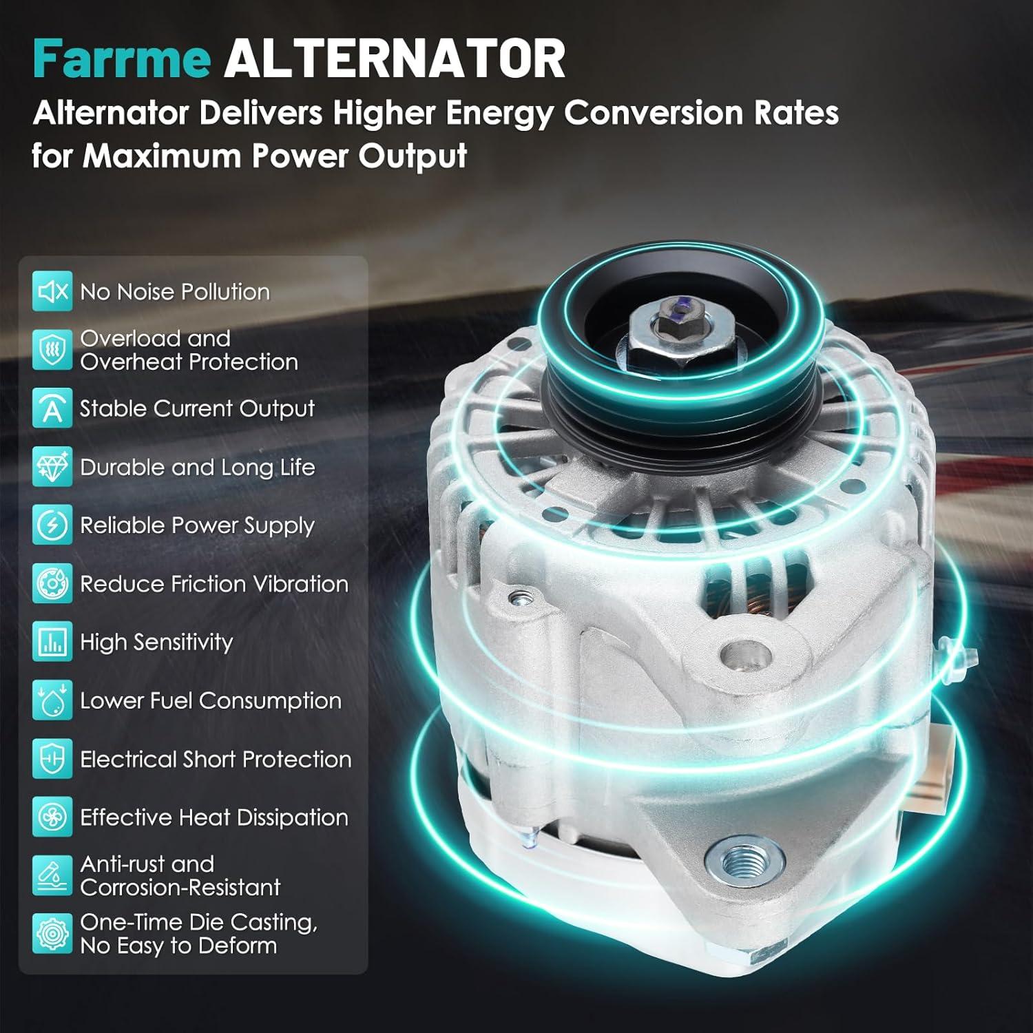 Alternador Farrme 11203 80A para Toyota Yaris 2006-2014