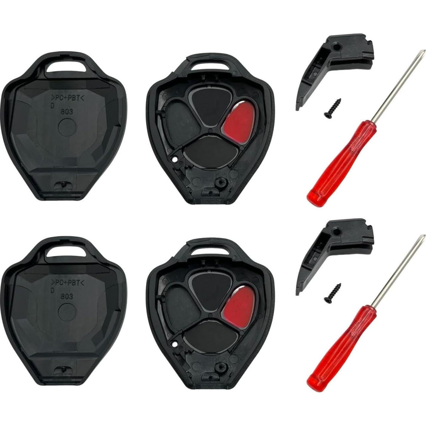 Carcasa de llavero Toyota 3 botones WKIOERAD 067 - 2 Pcs