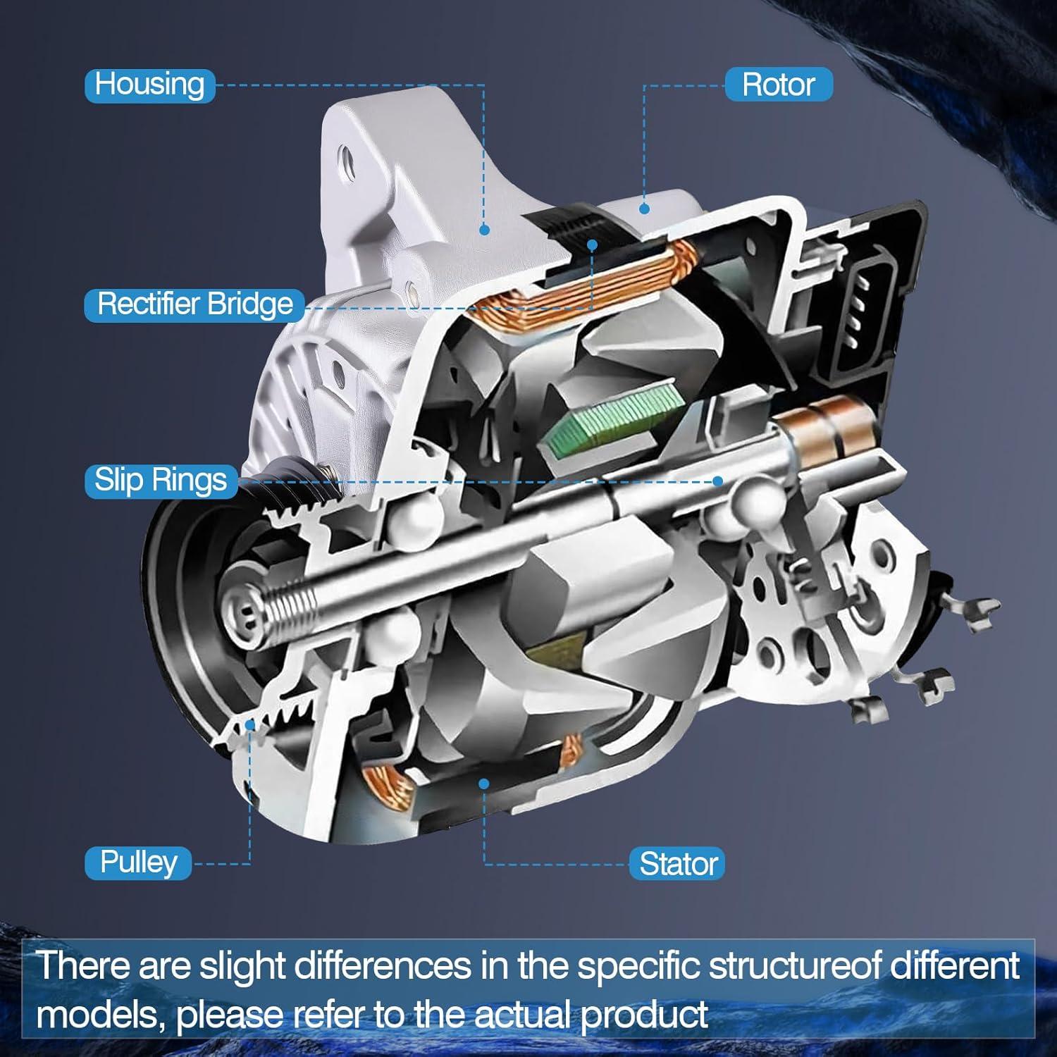 Alternador BULIAZY 80 Amp para Toyota Yaris 1.5L 2006-2009