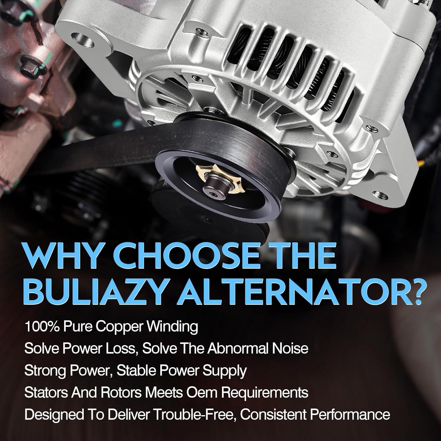 Alternador BULIAZY 80 Amp para Toyota Yaris 1.5L 2006-2009