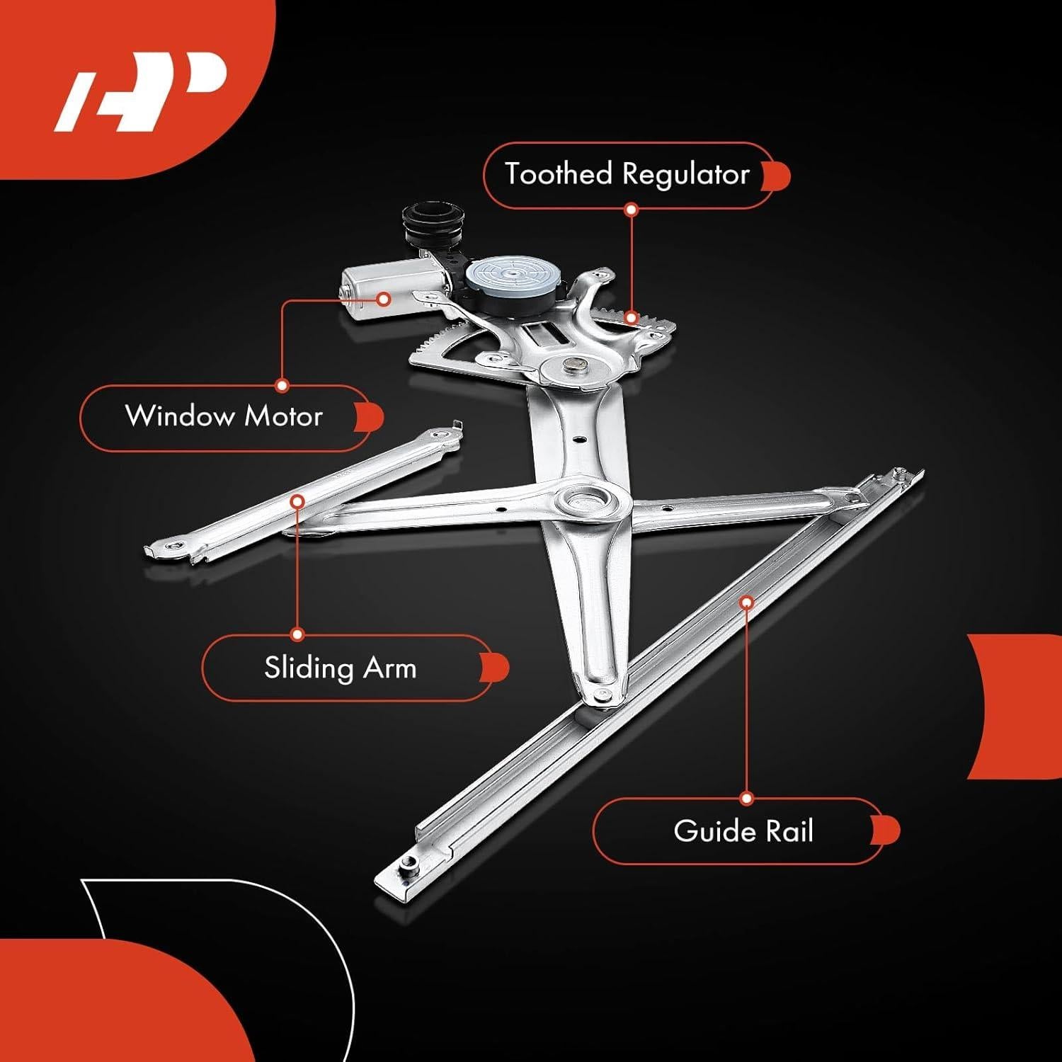 Regulador de Ventana Eléctrico A-Premium para Scion y Toyota