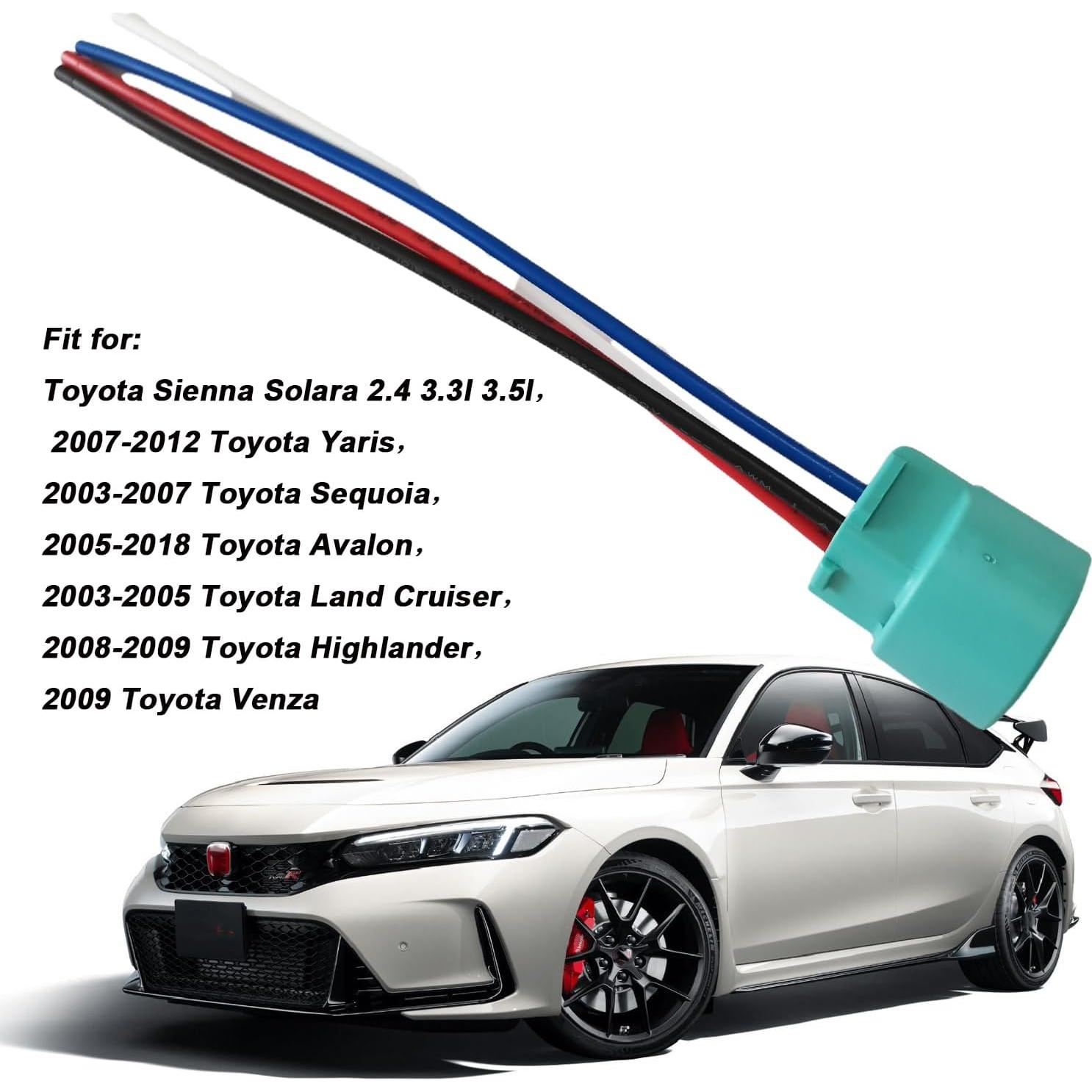 Conector de cableado 4 pines Micarun para Toyota Lexus Nissan