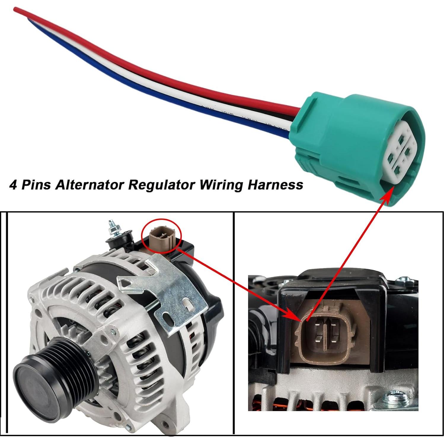 Conector de cableado 4 pines Micarun para Toyota Lexus Nissan
