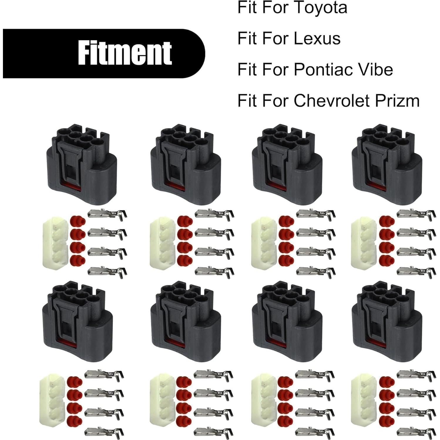 Conector de Enchufe de Bobina de Encendido Shtuomoland 4 Pines