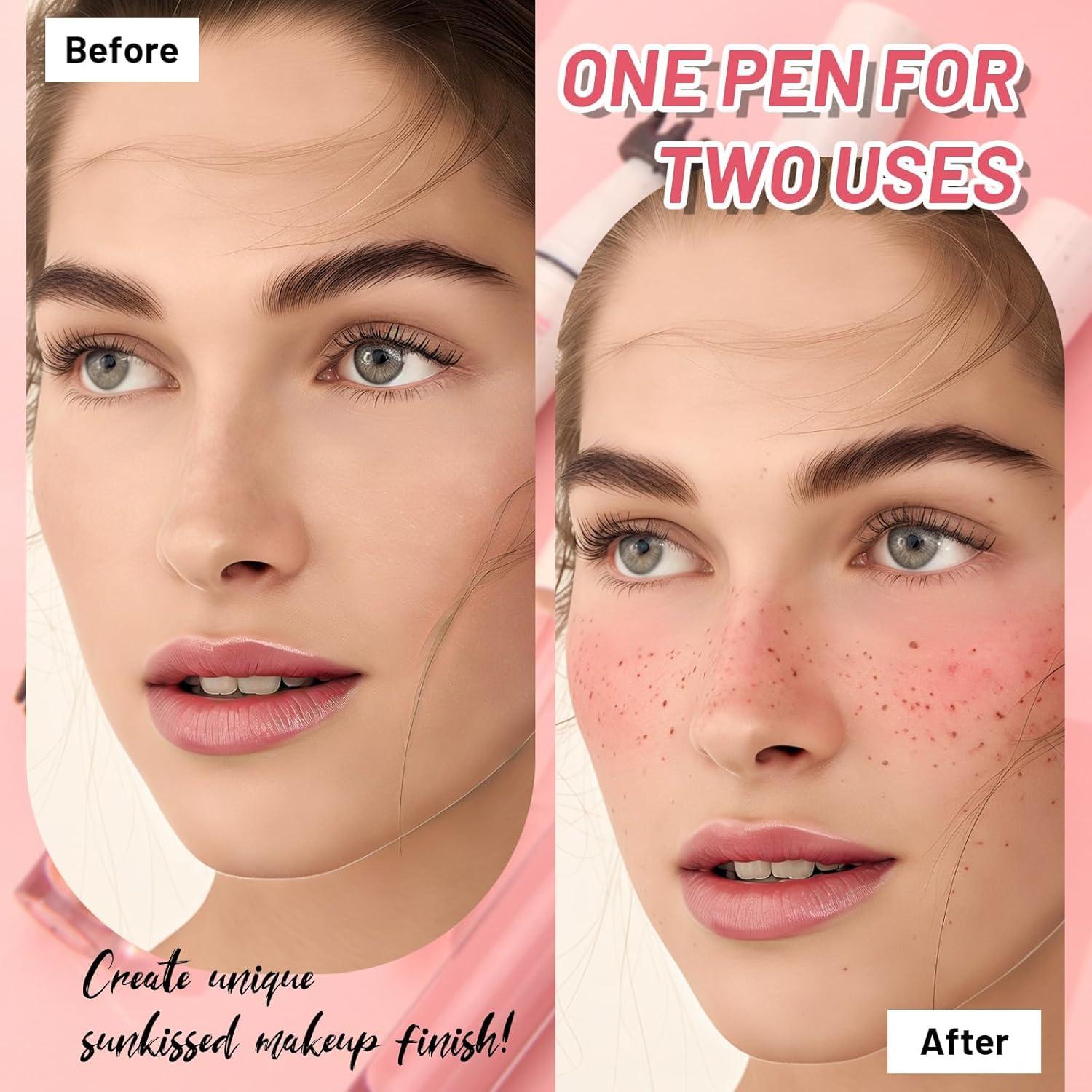 Lápiz de Pecas Falsas 2 en 1 DAGEDA - Rubor Líquido Mate