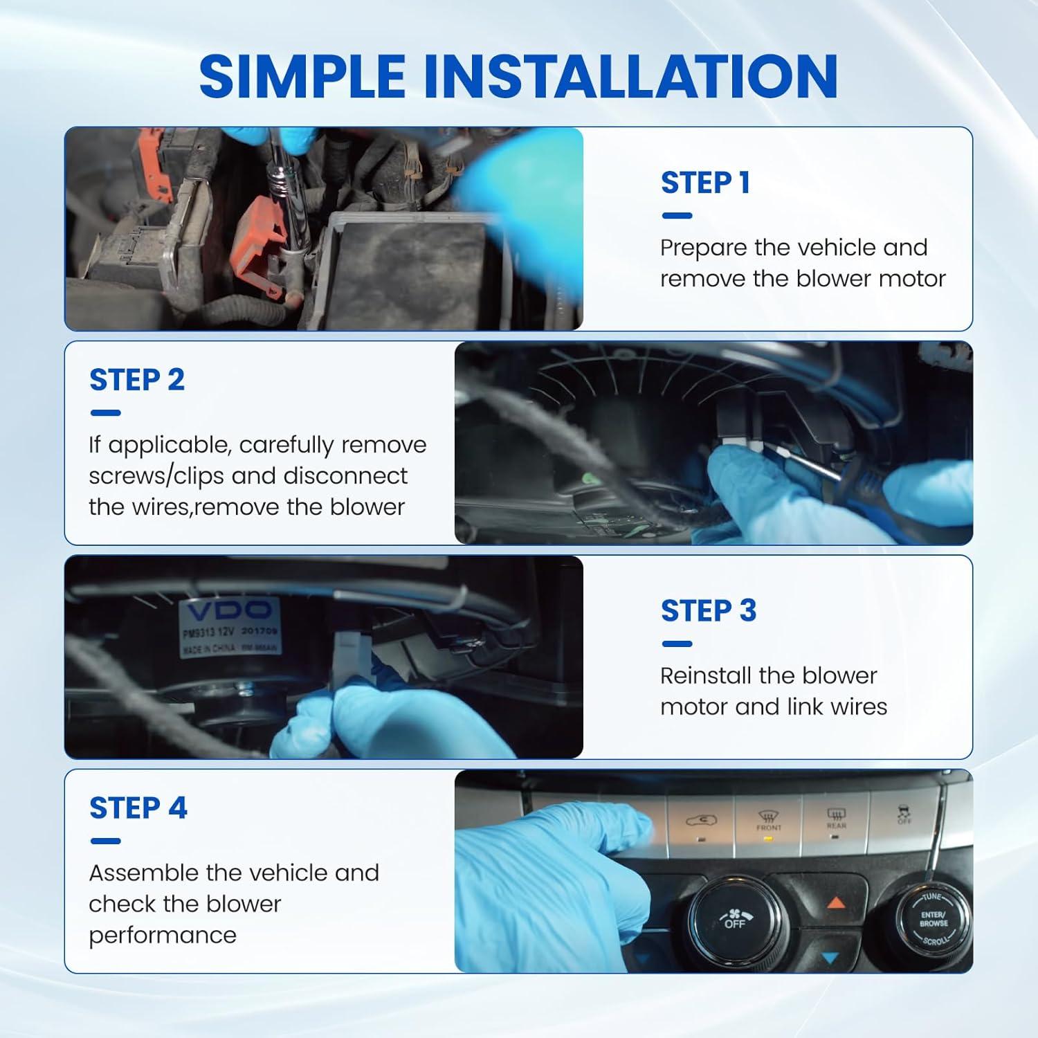 Motor de Soplador HVAC SYKRSS para Toyota Yaris 2007-2012