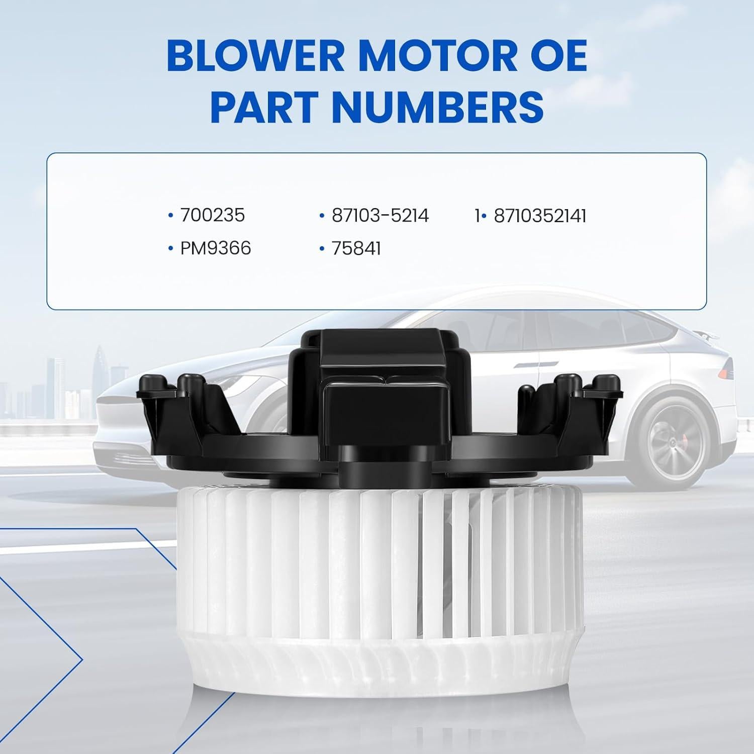 Motor de Soplador HVAC SYKRSS para Toyota Yaris 2007-2012