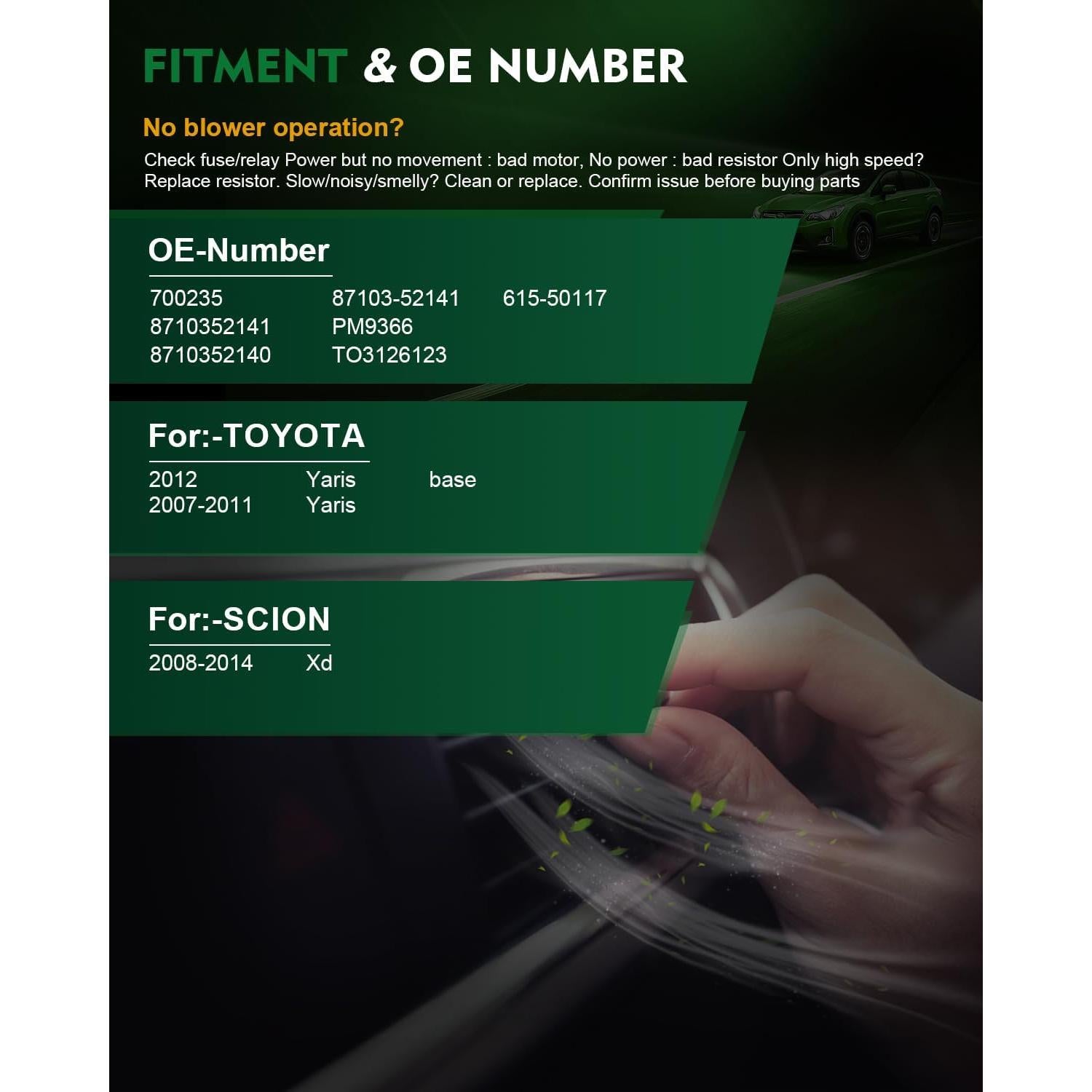 Motor de Soplador de Calefacción HVAC SZKAIDAG 12V 150W